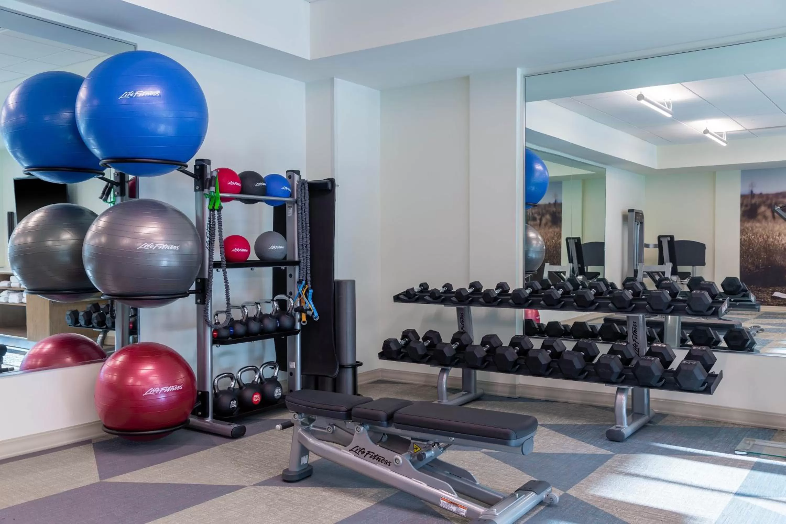 Fitness centre/facilities in Element Dallas Richardson