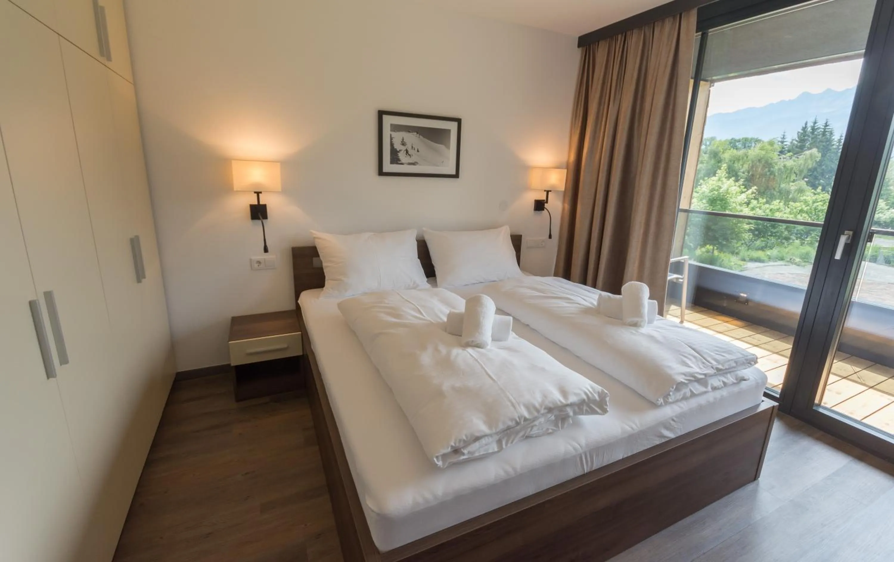 Bedroom, Bed in Schönblick Residence - Absolut Alpine Apartments