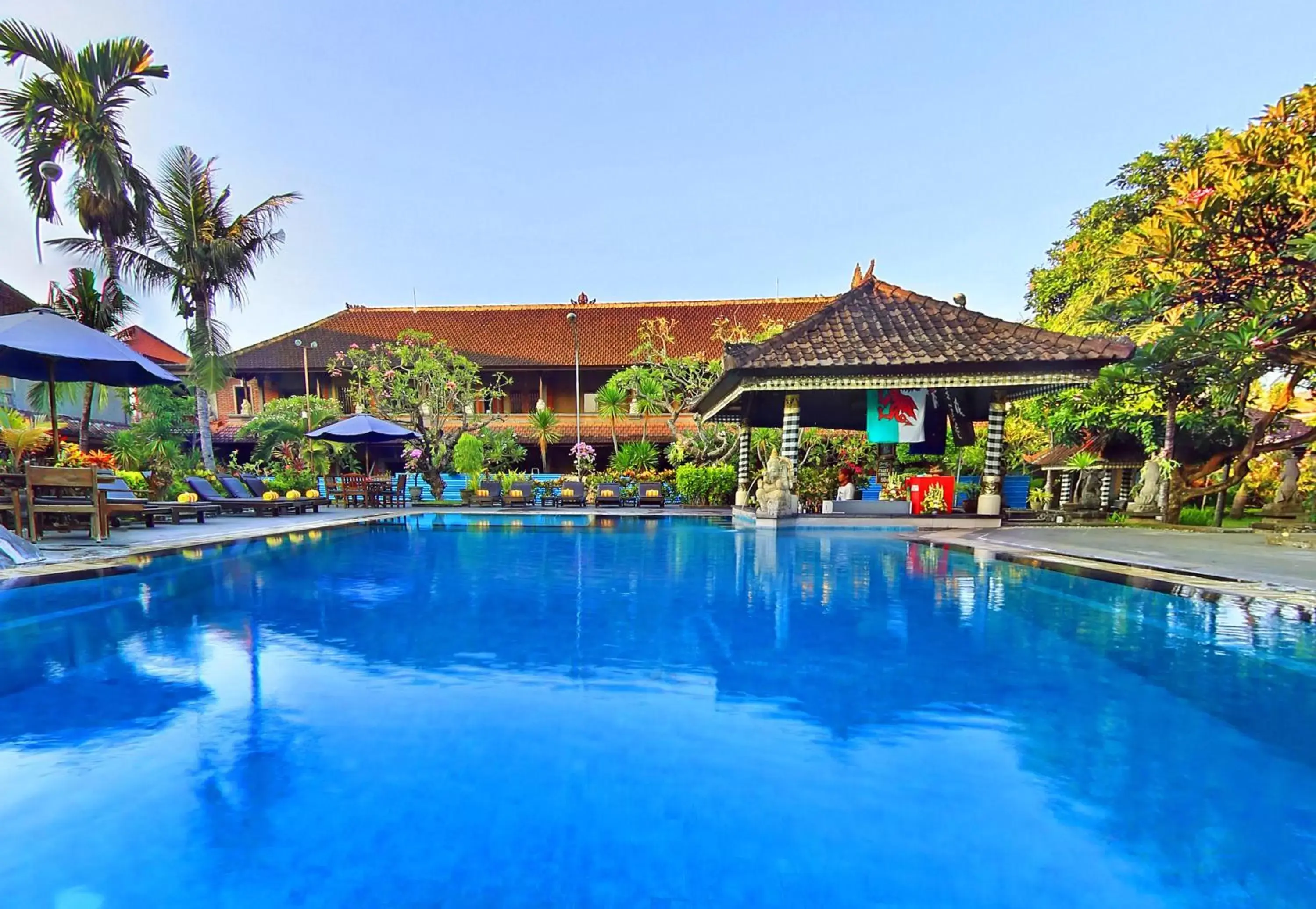 Pool view, Swimming Pool in Satriya Cottages