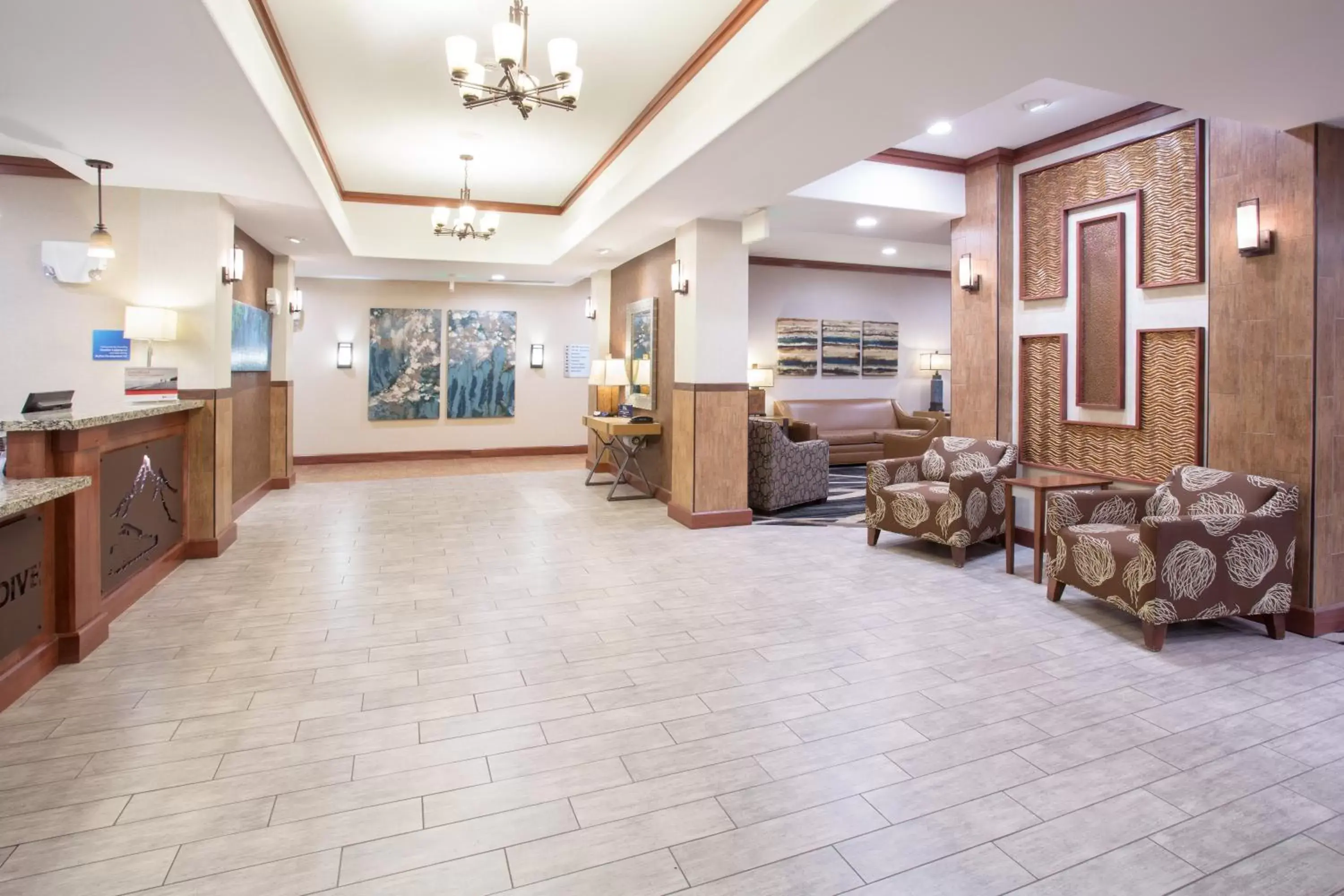 Property building, Lobby/Reception in Holiday Inn Express Hotel & Suites Glendive, an IHG Hotel