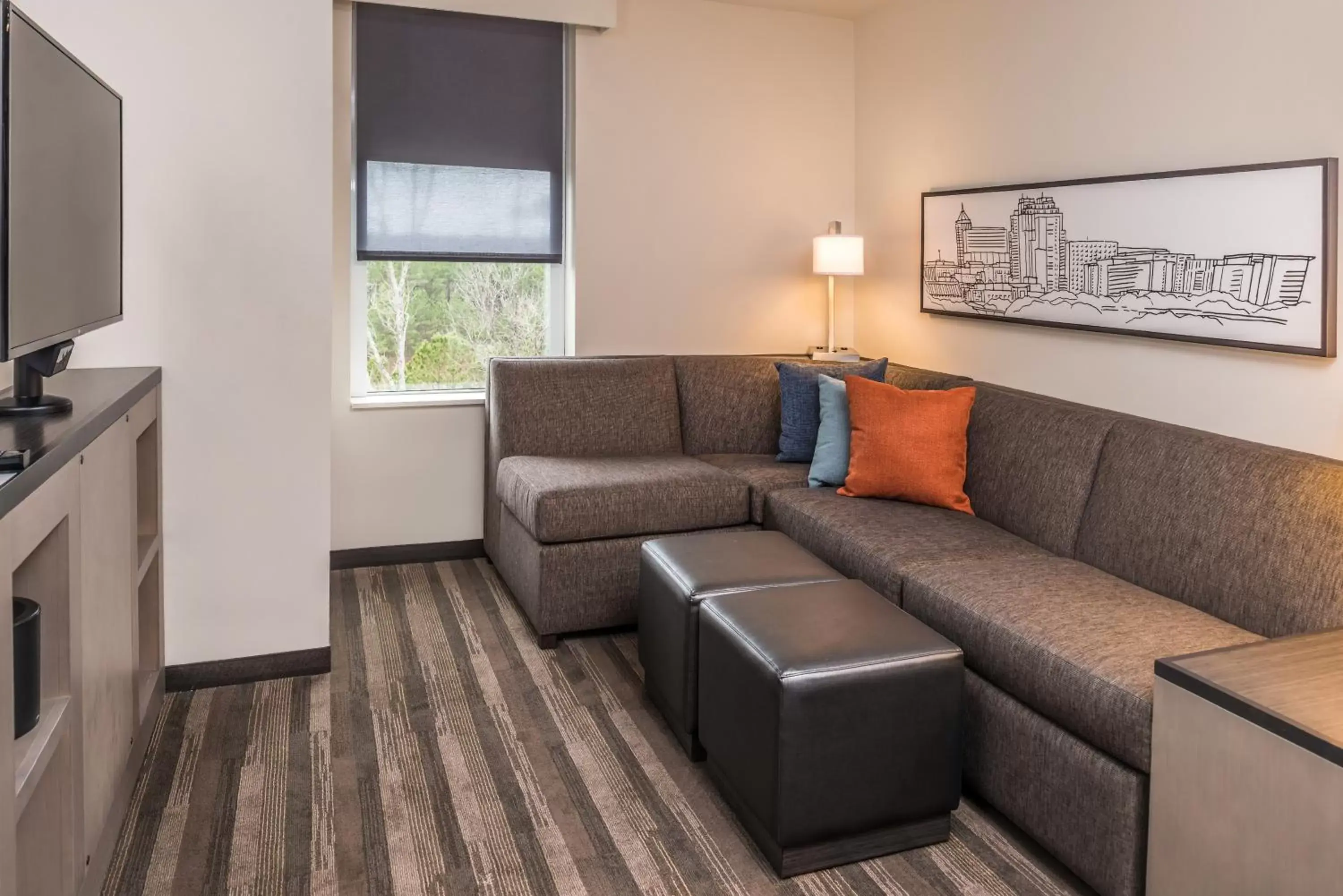 Living room, Seating Area in Hyatt House Raleigh/Rdu/Brier Creek