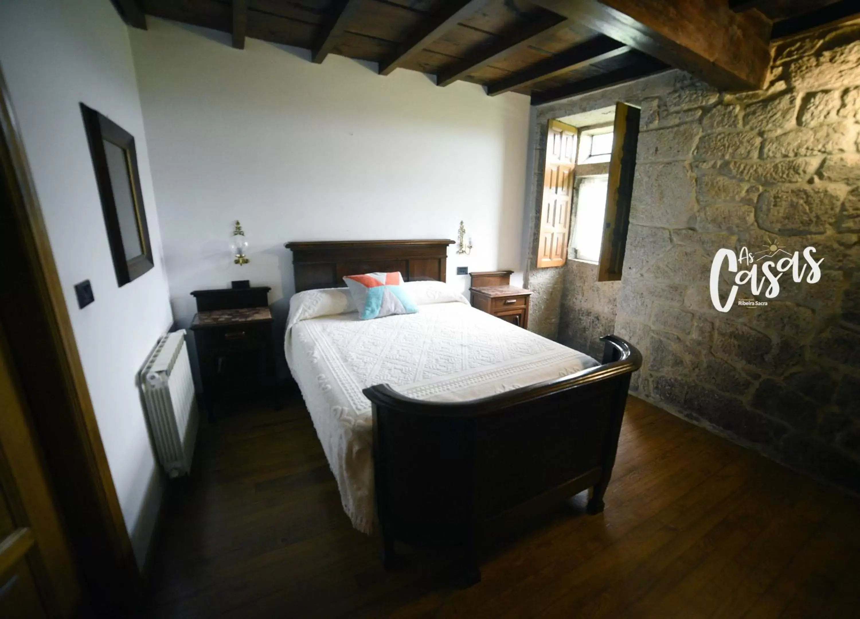 Bed in As Casas Ribeira Sacra