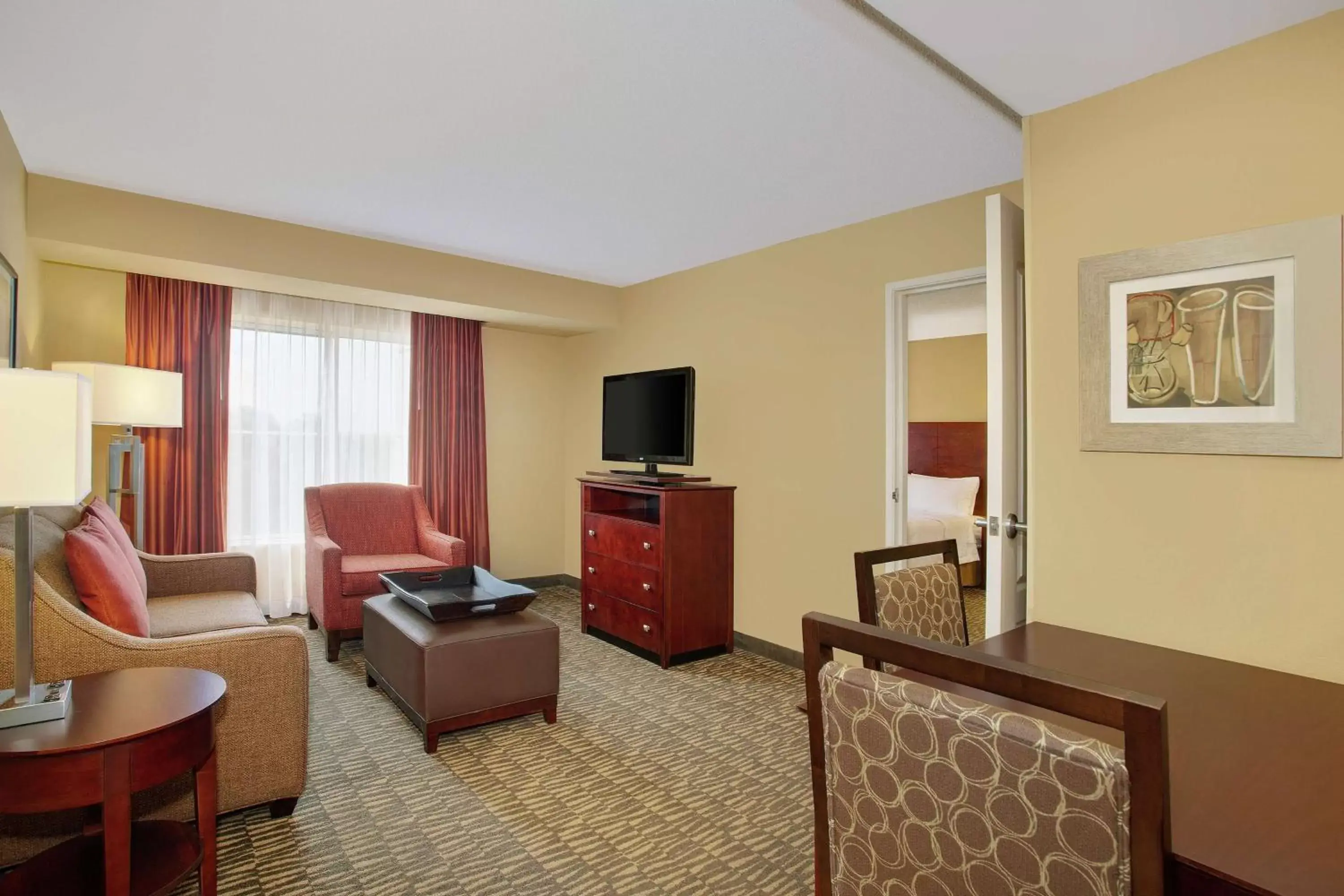 Bedroom, Seating Area in Homewood Suites by Hilton Tampa-Brandon