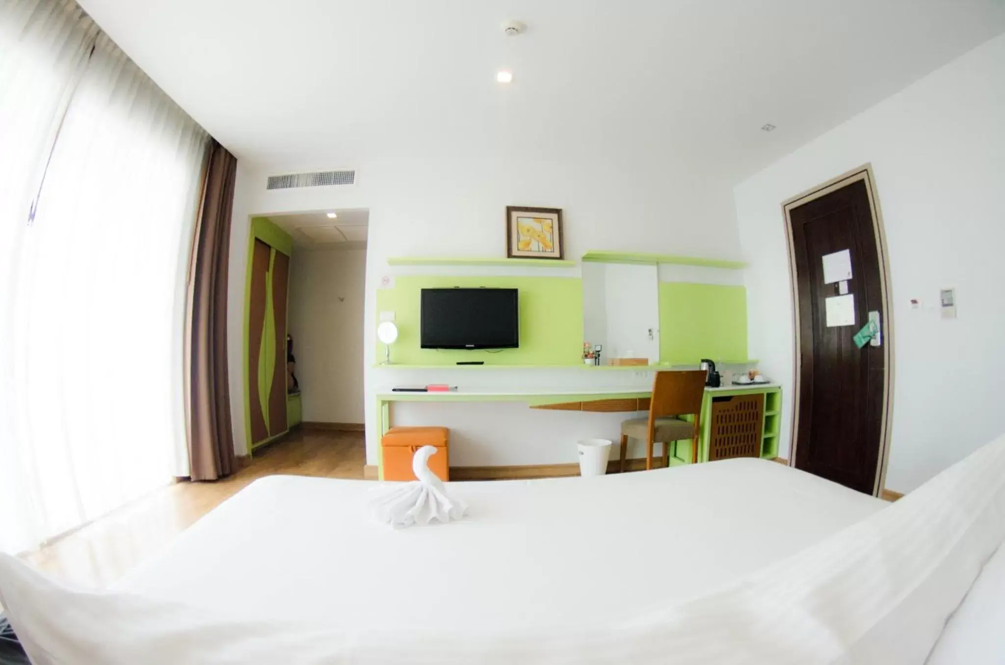 Bed in Prajaktra Design Hotel Bed in Prajaktra Design Hotel