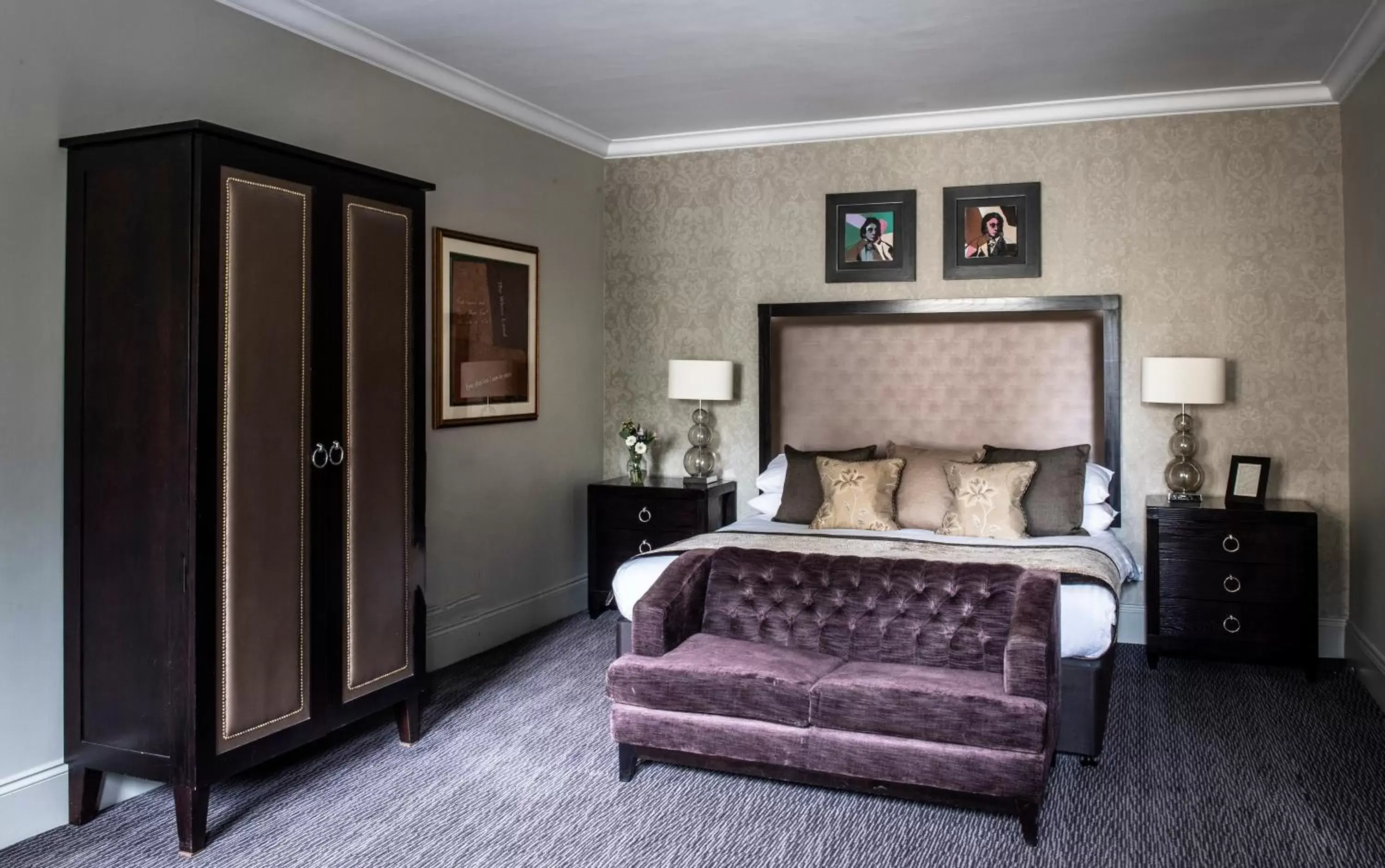 Bedroom, Bed in Nutfield Priory Hotel & Spa