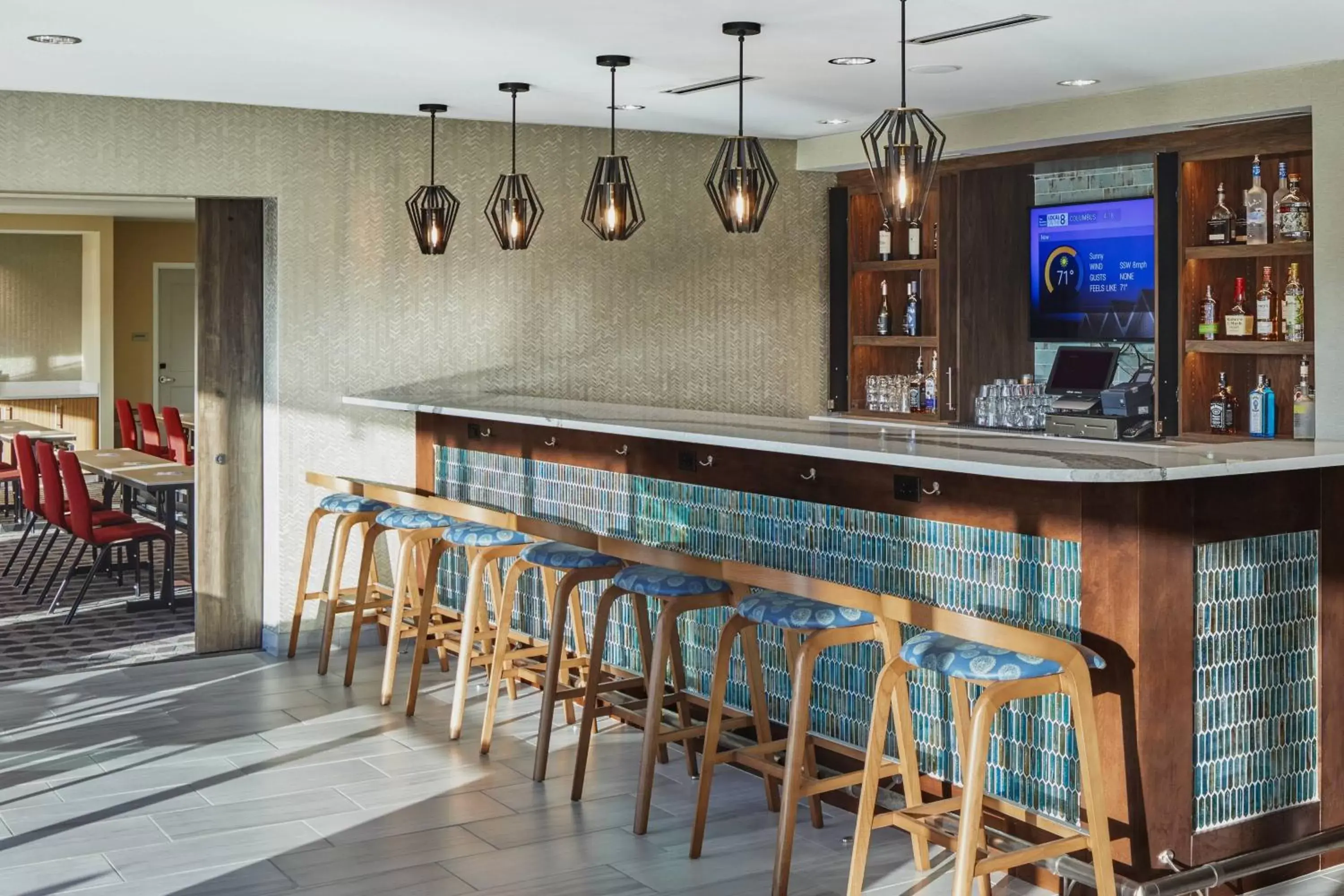 Restaurant/places to eat, Lounge/Bar in TownePlace Suites Columbus Hilliard