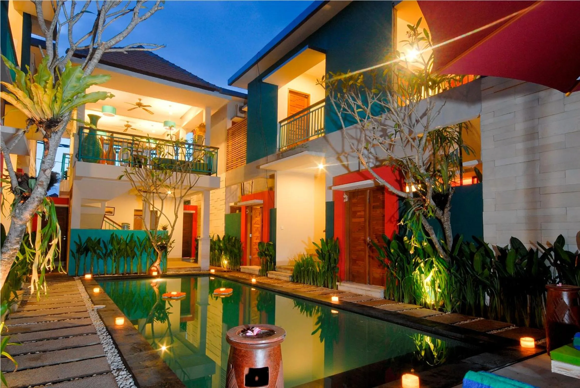Swimming pool in The Green Zhurga Suite Seminyak