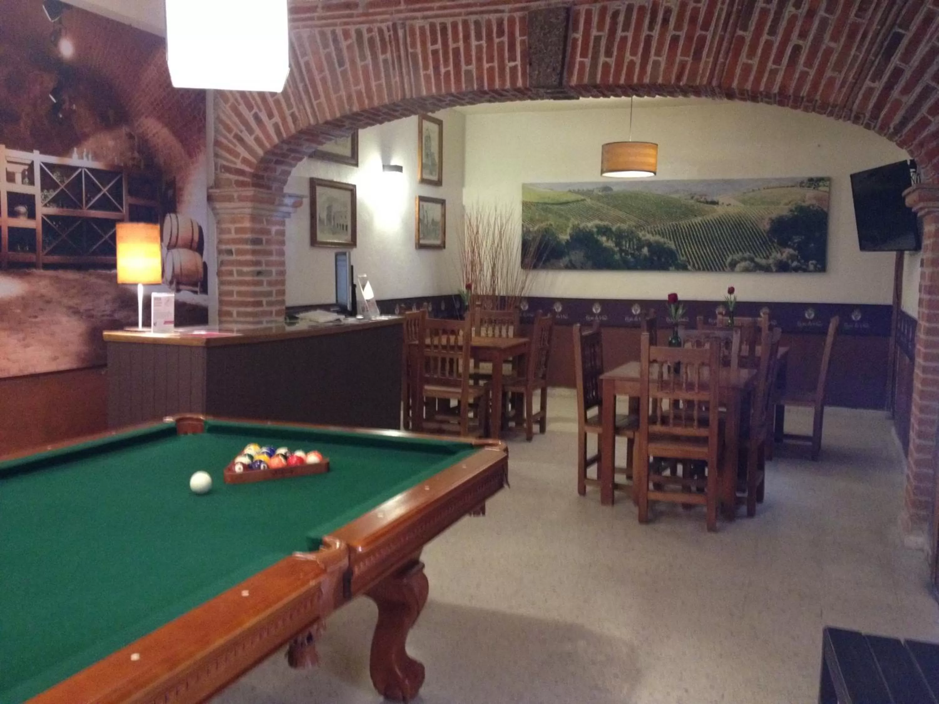 Billiard in Hotel Casa de Vino