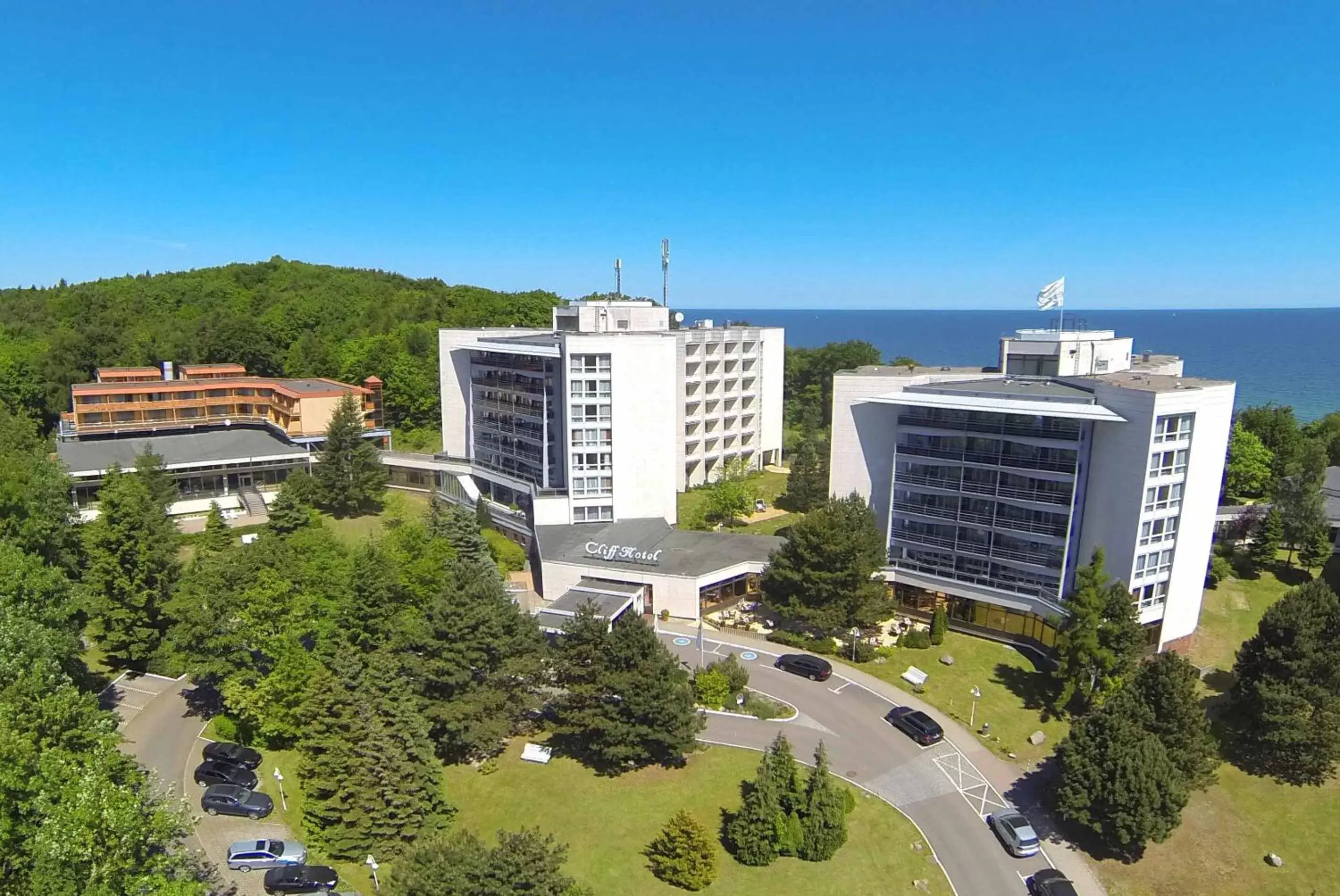 Day, Bird's-eye View in Cliff Hotel Rügen