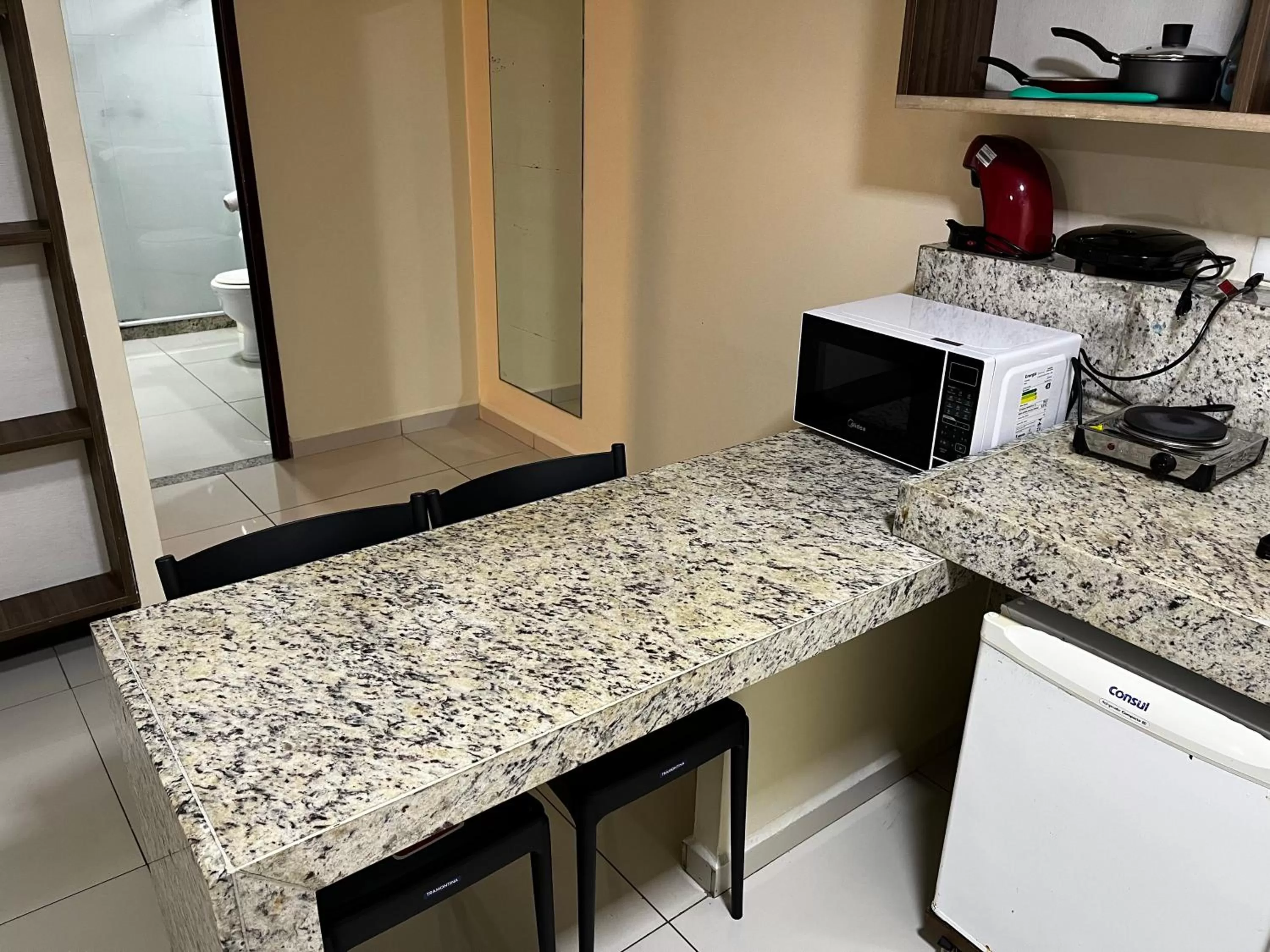 Kitchen or kitchenette, Kitchen/Kitchenette in Flat beira mar Tambaú