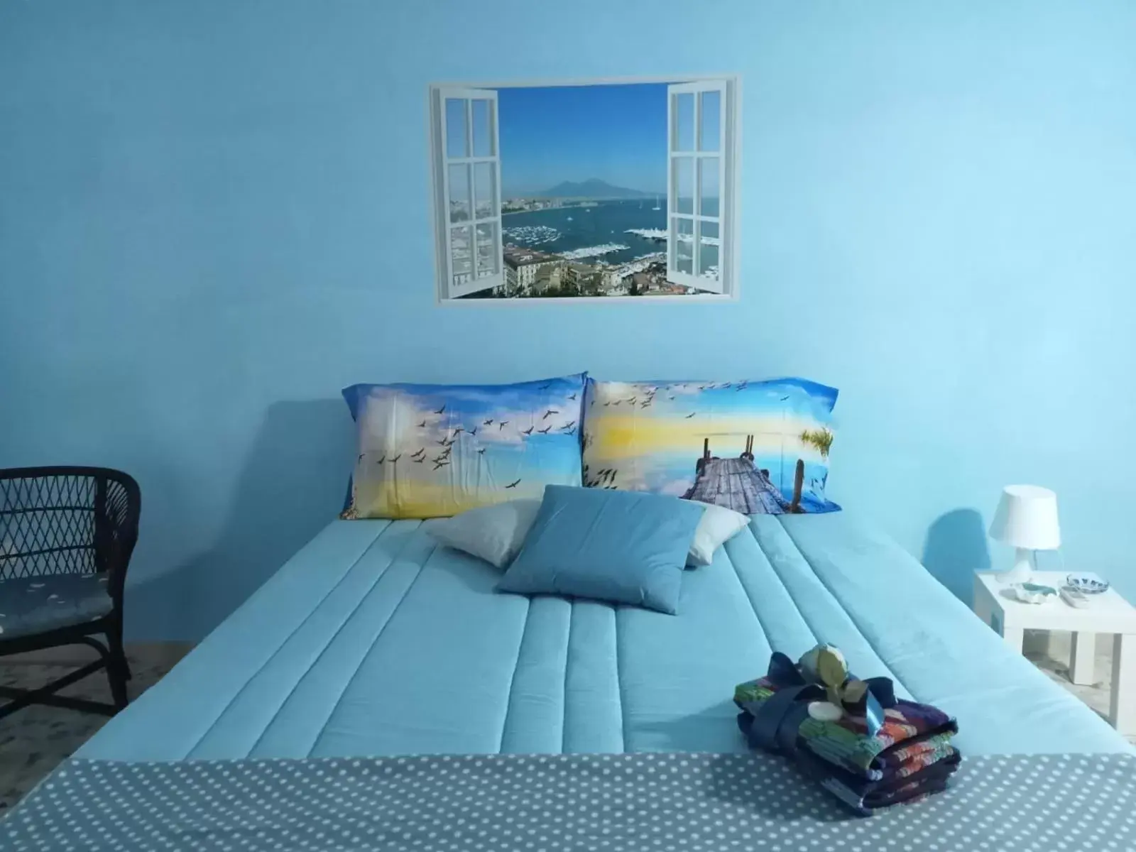 Photo of the whole room, Bed in La Terrazza di Monica & Teresa