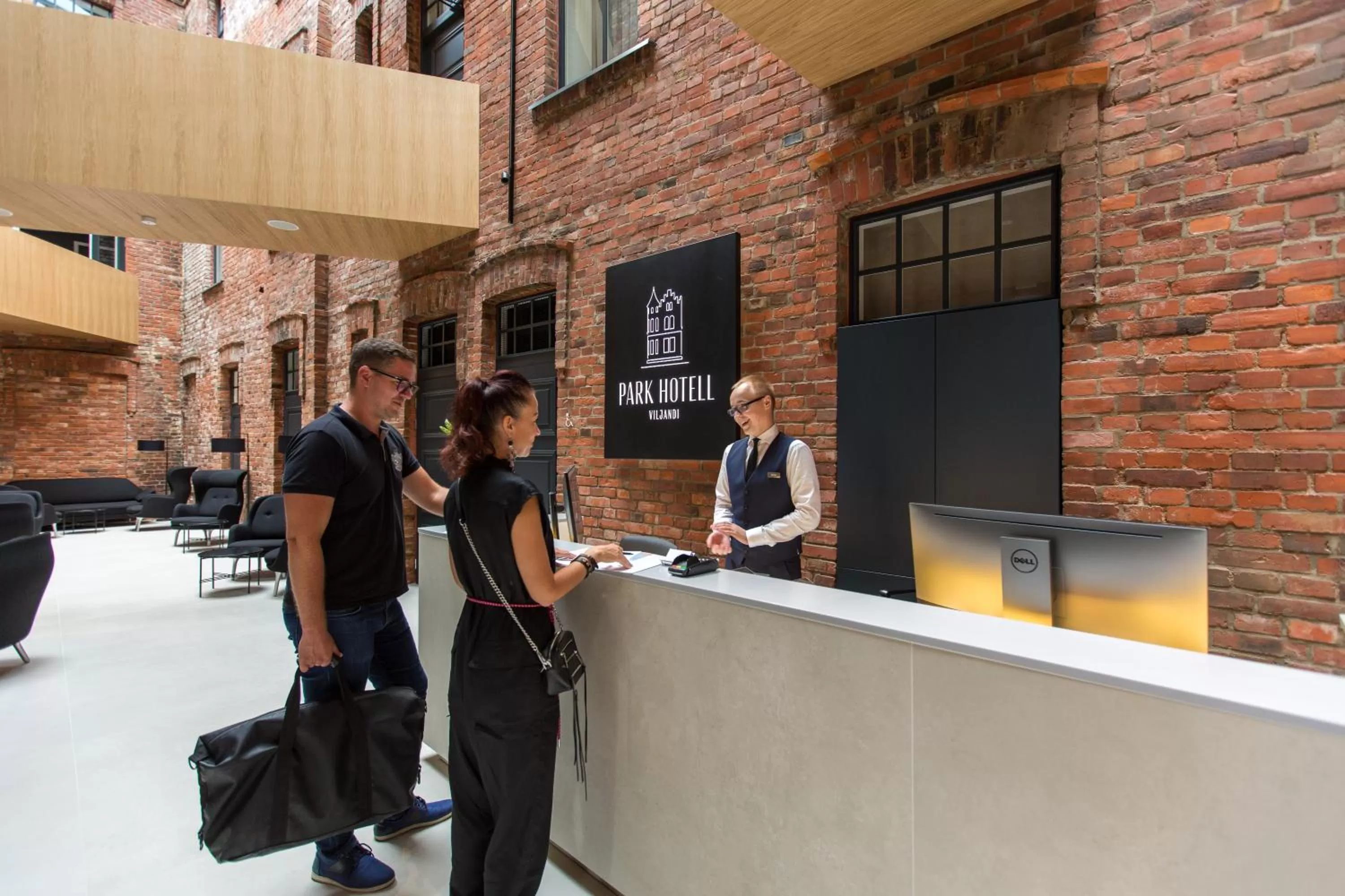 Lobby or reception in Park Hotel Viljandi