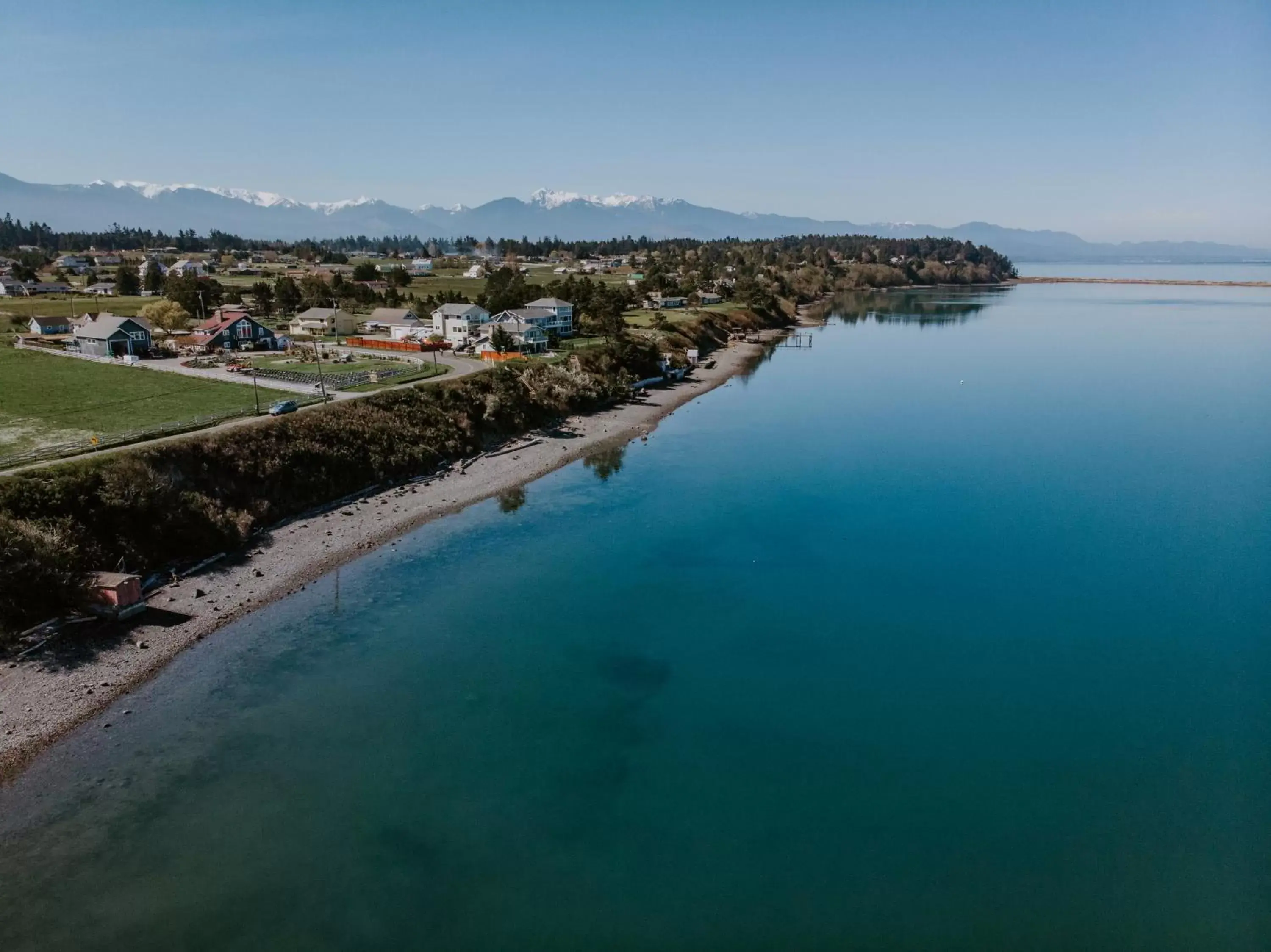 Bird's-eye View in Dungeness Bay Cottages