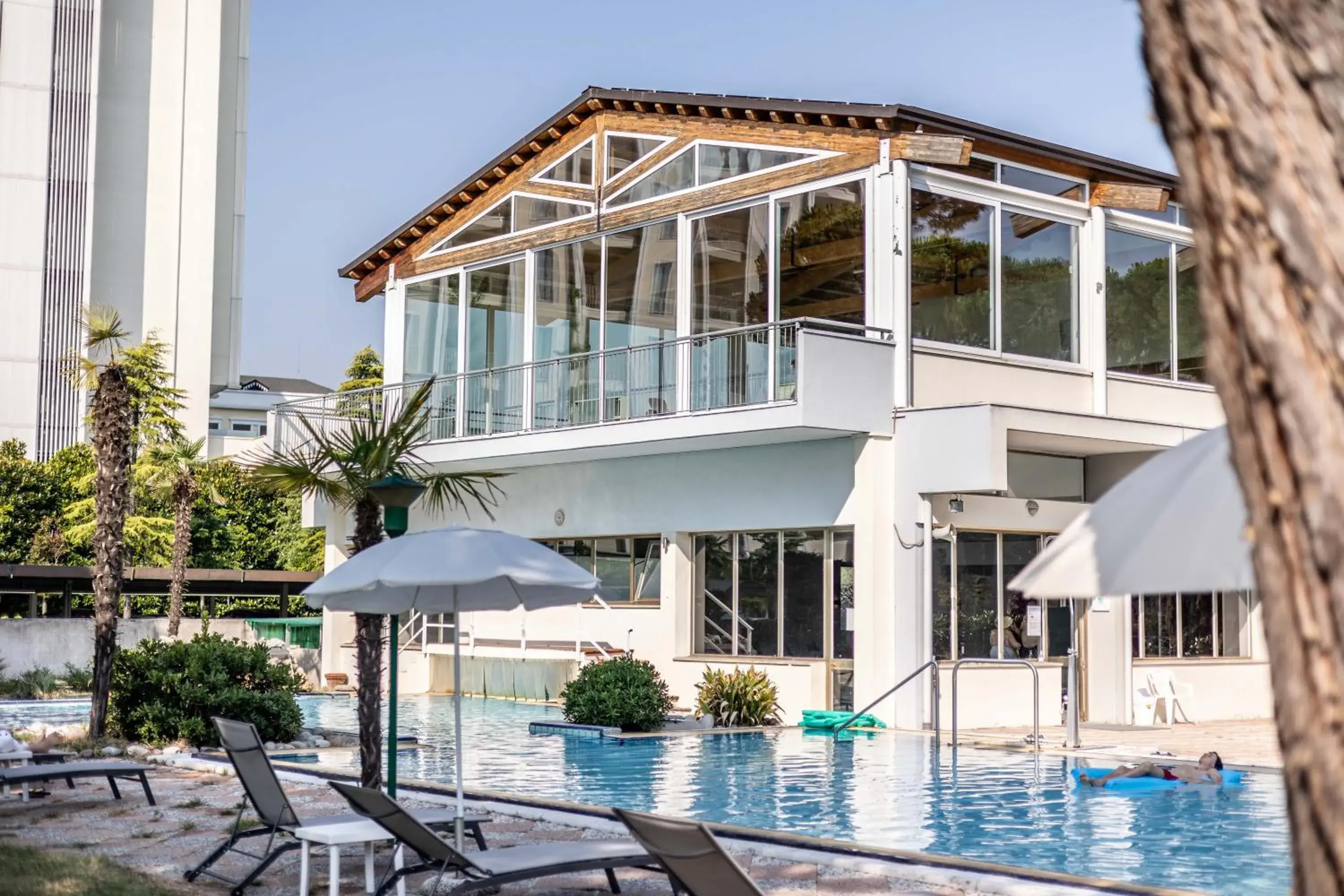 Pool view, Swimming Pool in Hotel Terme Milano