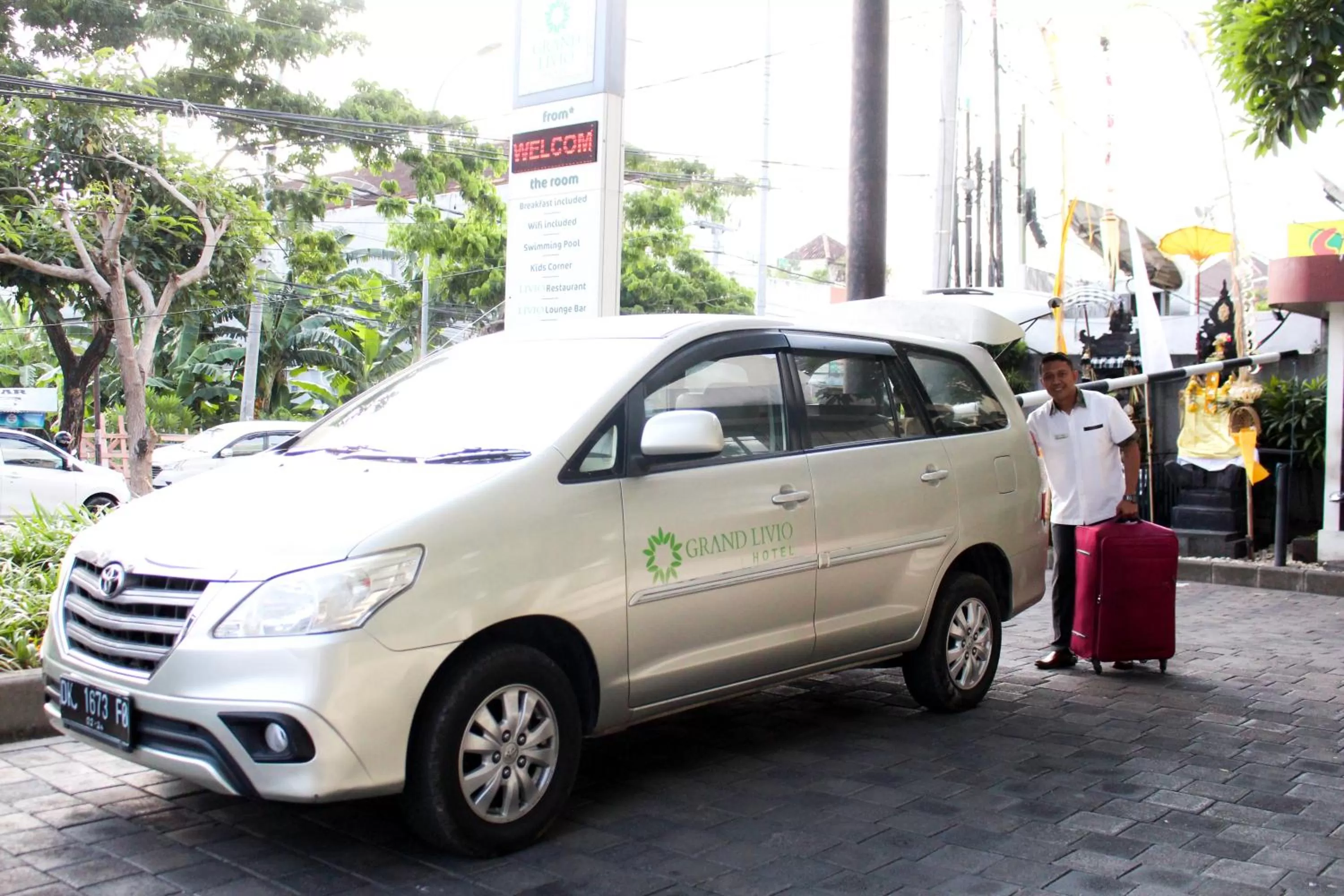 Staff in Grand Livio Kuta Hotel
