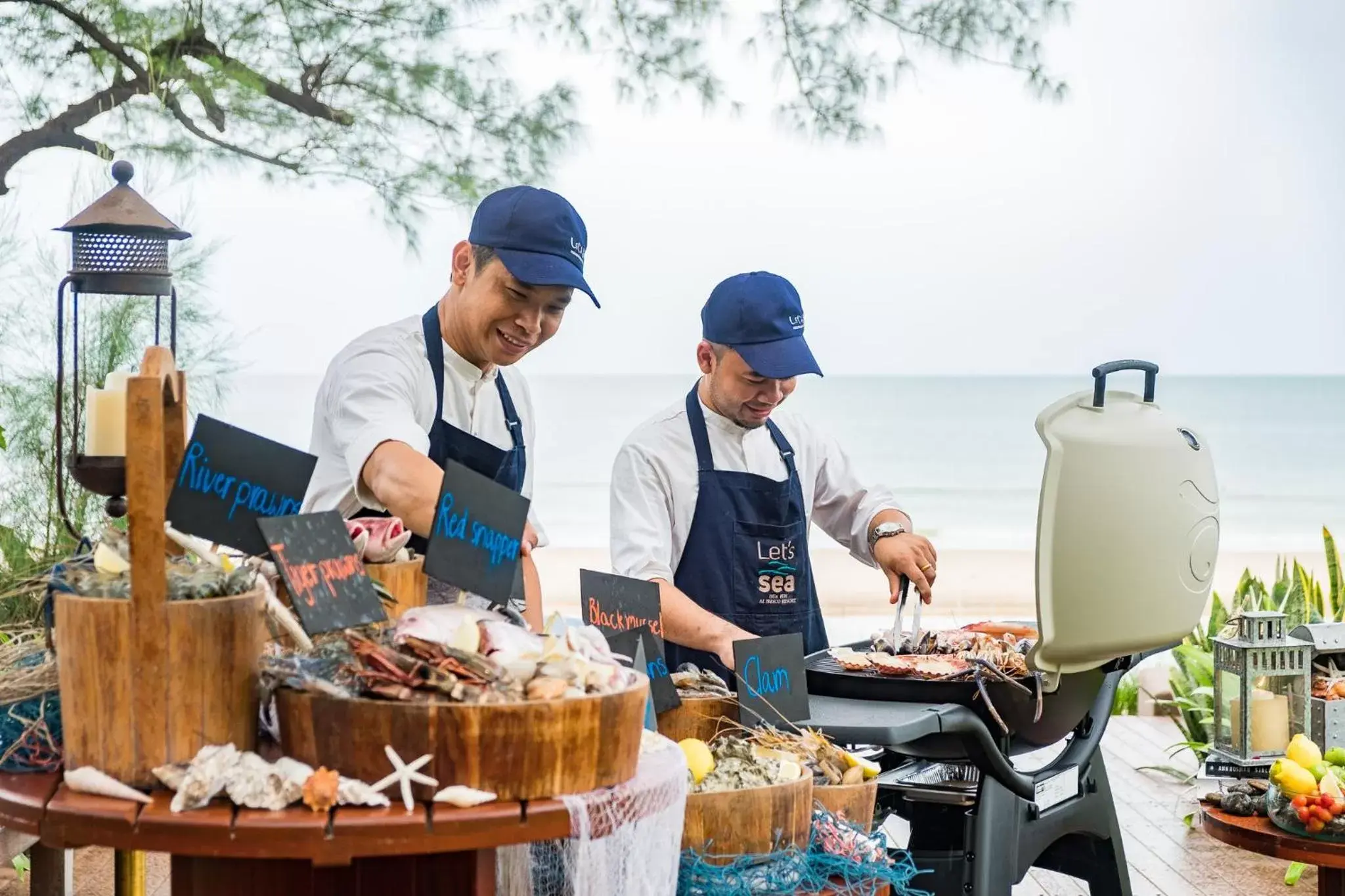 BBQ facilities in Let's Sea Hua Hin Al Fresco Resort