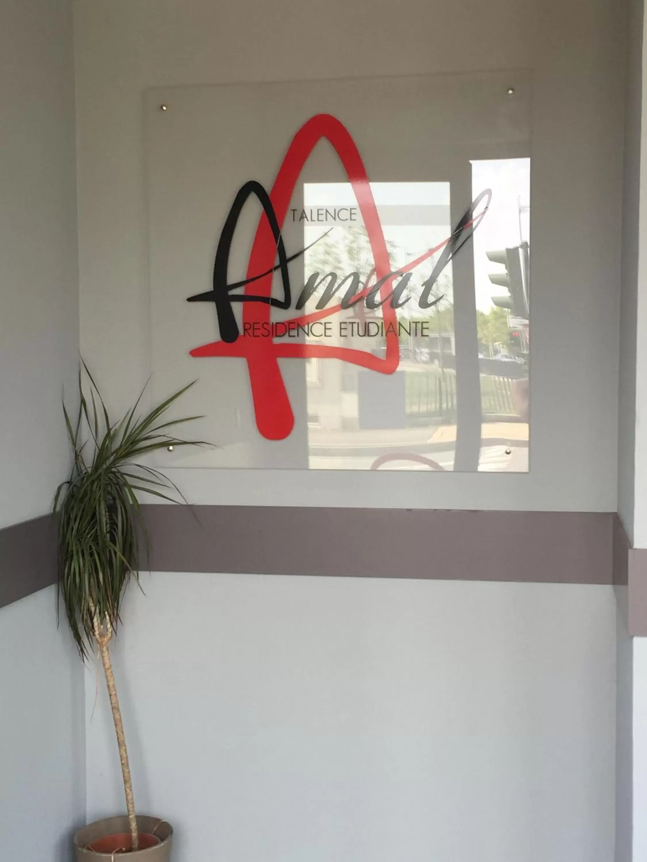 Lobby or reception, Property Logo/Sign in Résidence Amal
