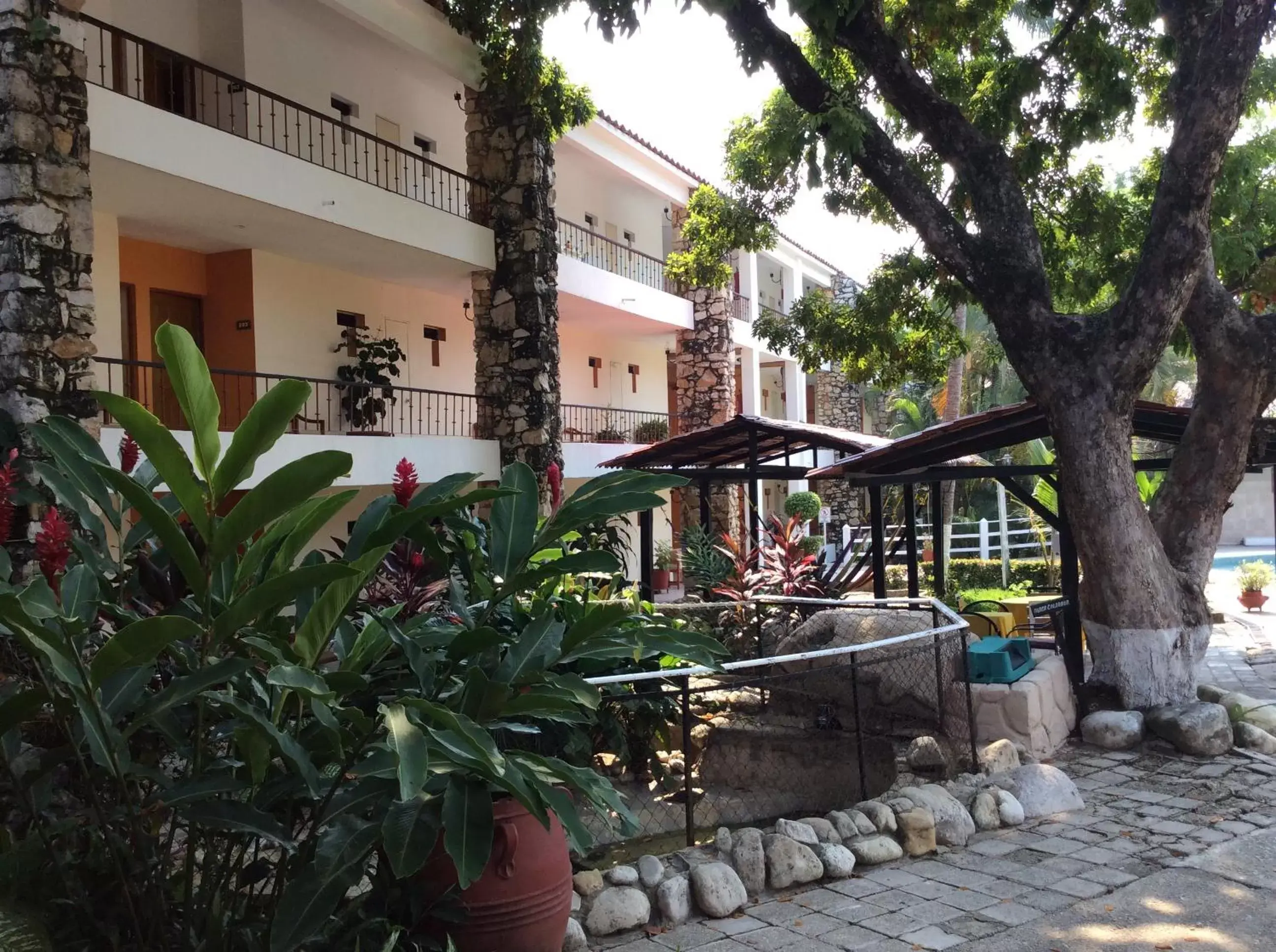 Garden in Hotel Plaza Palenque