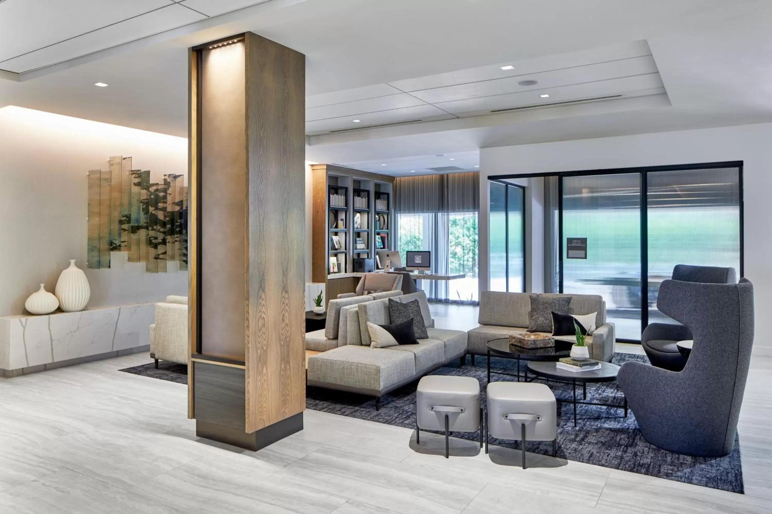 Lobby or reception, Seating Area in AC Hotel by Marriott Orlando Lake Buena Vista