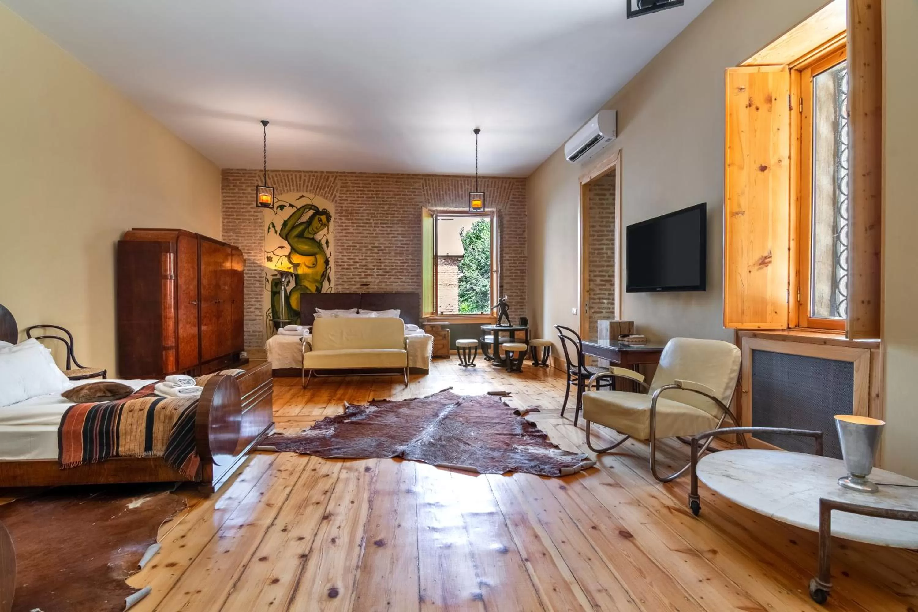 Seating area in Castle in Old Town