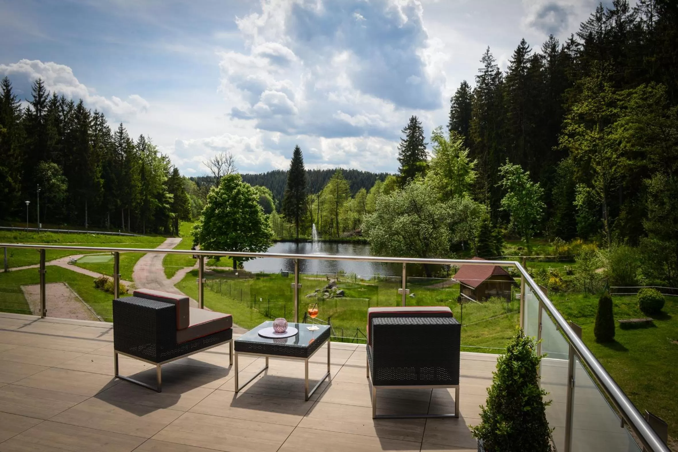 Balcony/Terrace in Landhaus Lauble