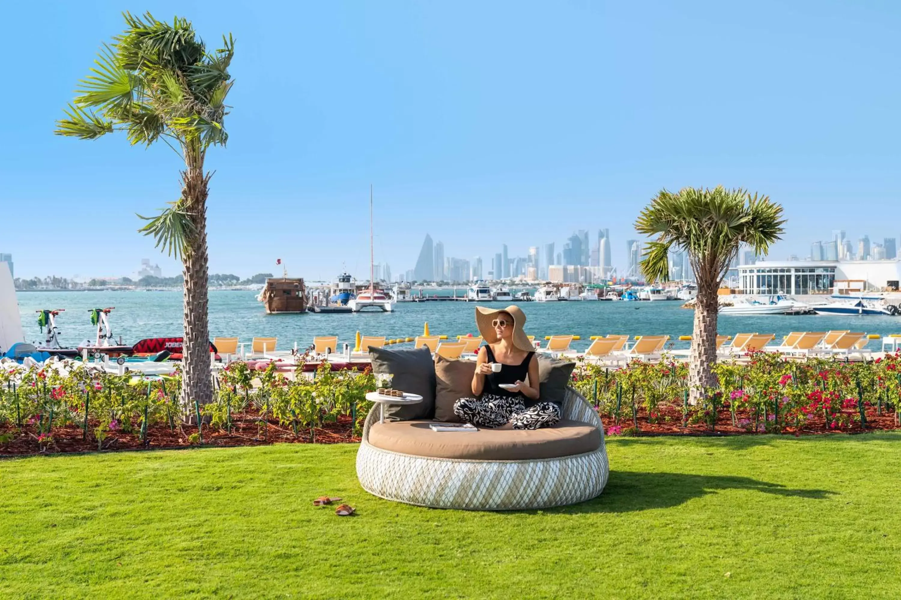Garden in Rixos Gulf Hotel Doha - All Inclusive