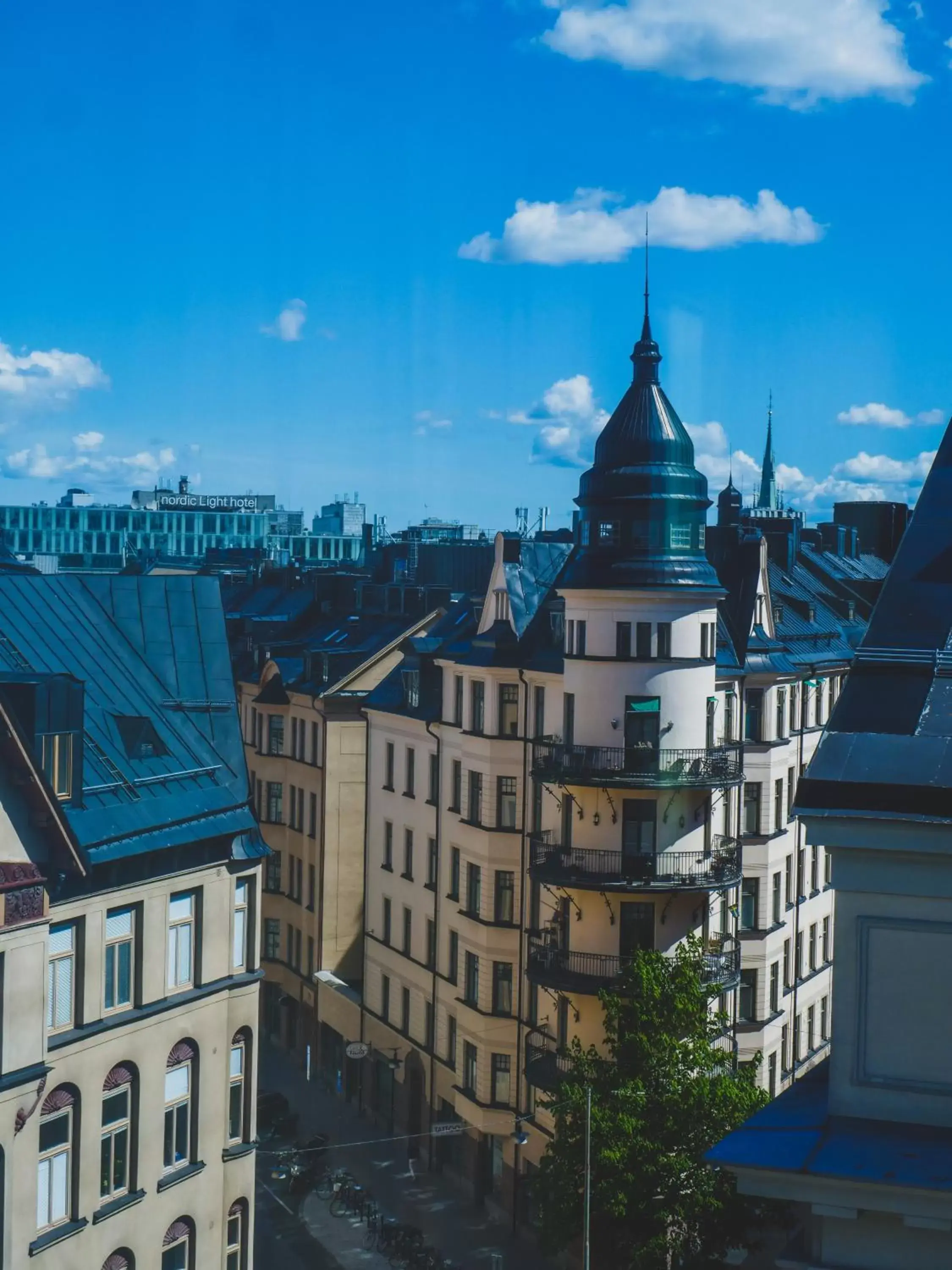 City view in Clarion Hotel Amaranten