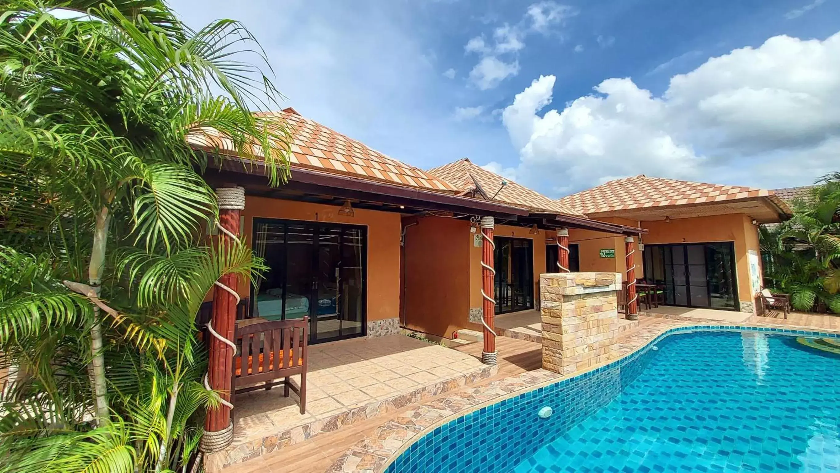 Property building, Swimming Pool in Panisara Pool Villa Resort Huahin