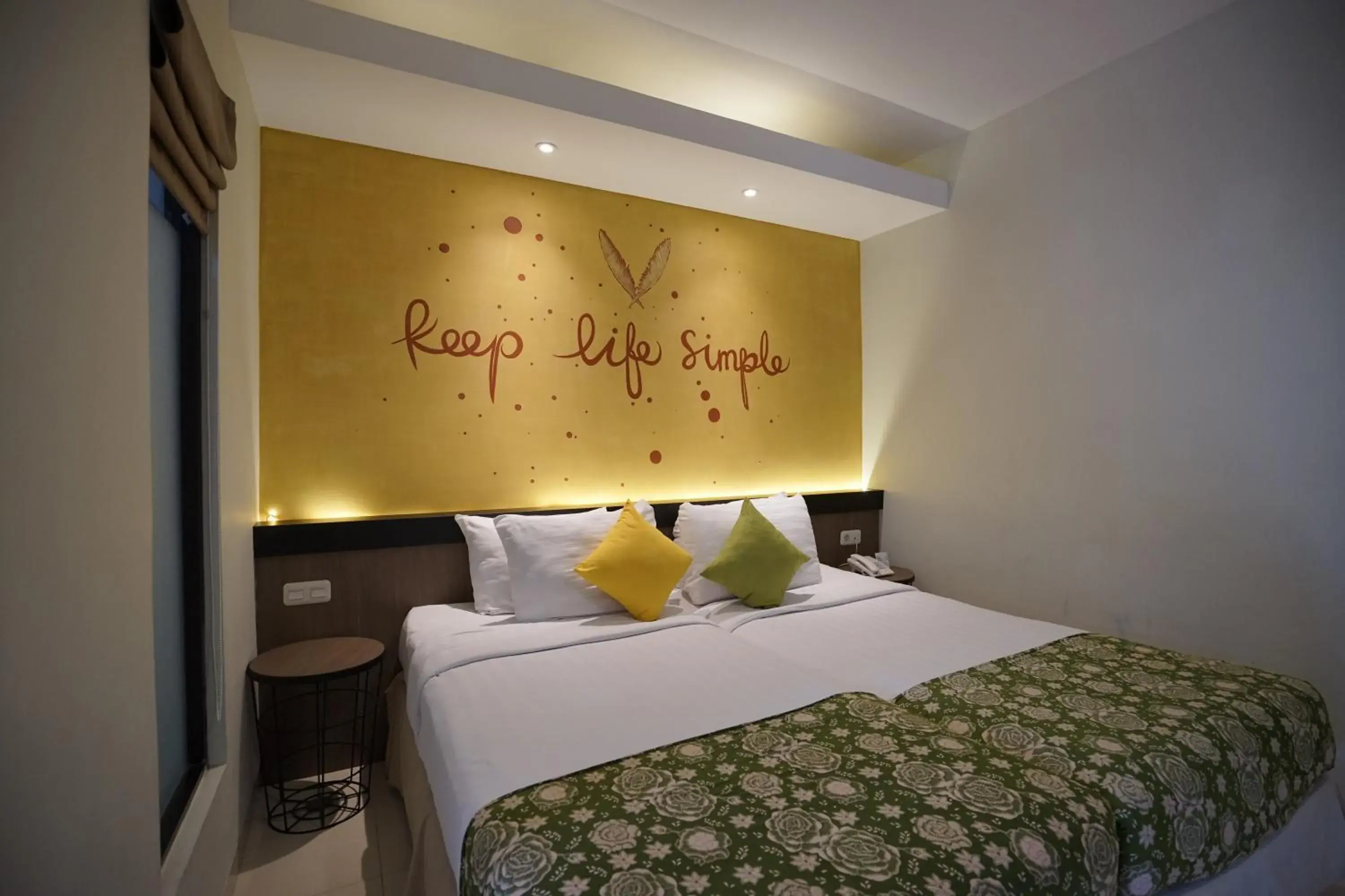 Bed in Hotel Sriti Magelang