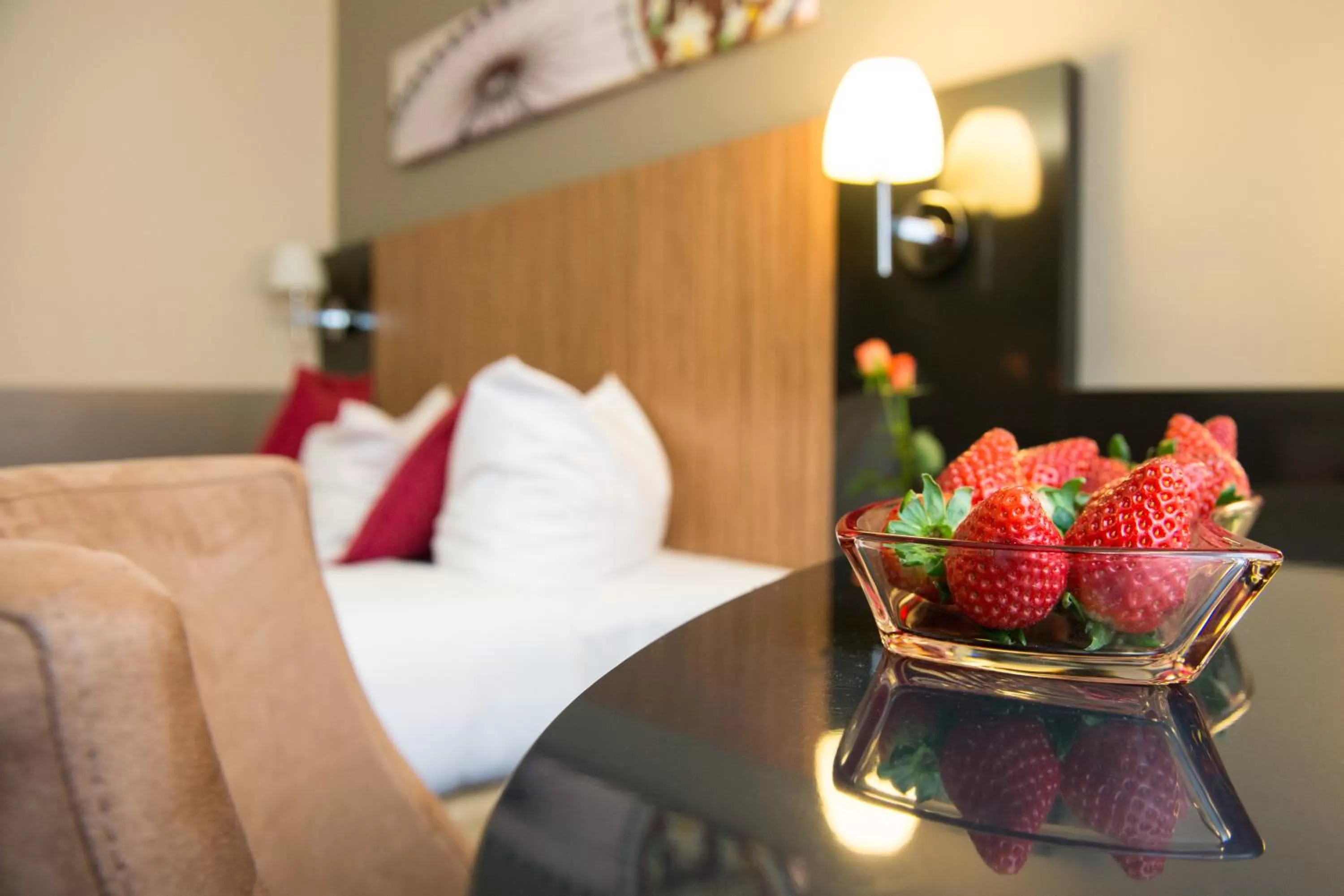 Decorative detail, Bed in Hotel Munich City