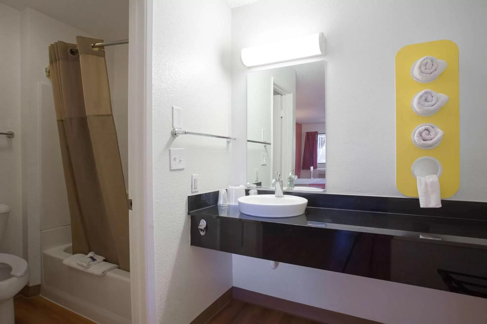 Bathroom in Motel 6-Kingman, AZ - Route 66 West