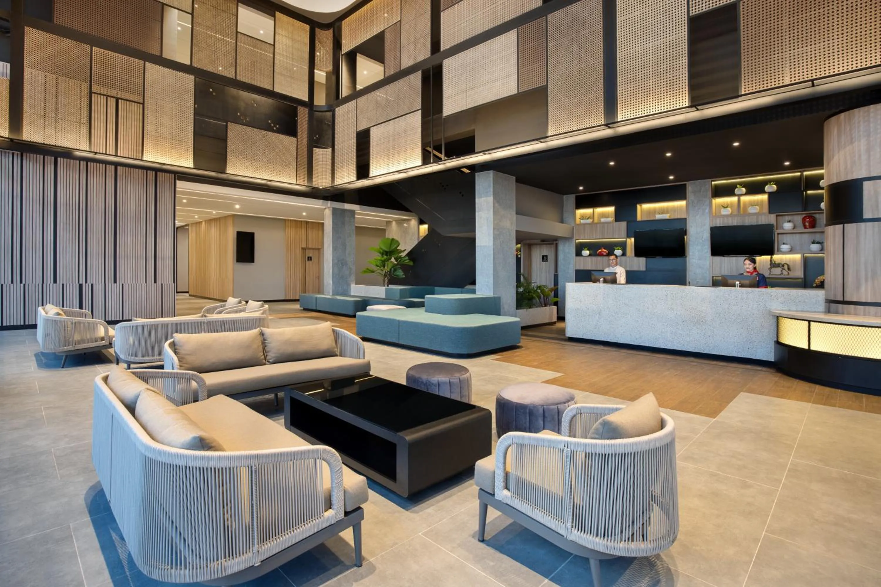 Lobby or reception in ibis Yogyakarta International Airport Kulon Progo