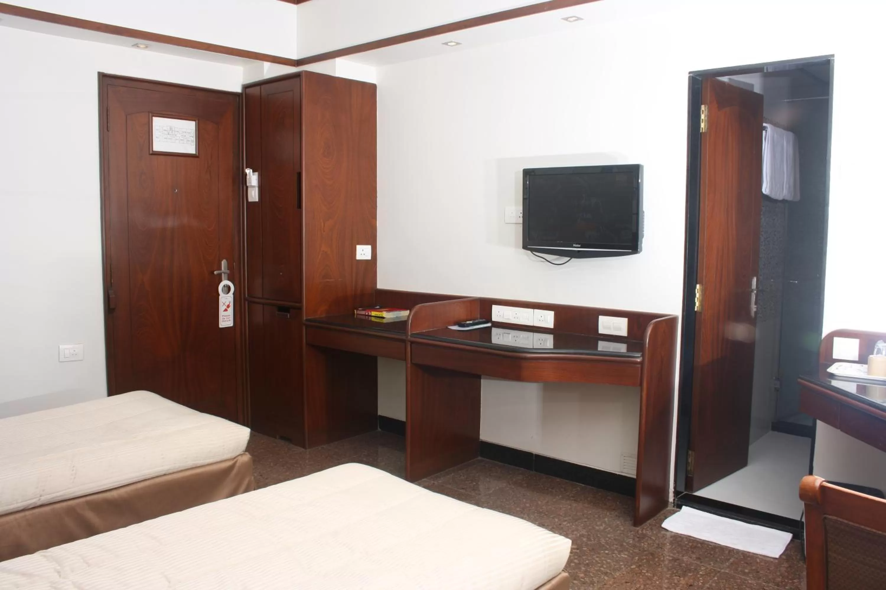 Photo of the whole room, Bed in Hotel Karl Residency