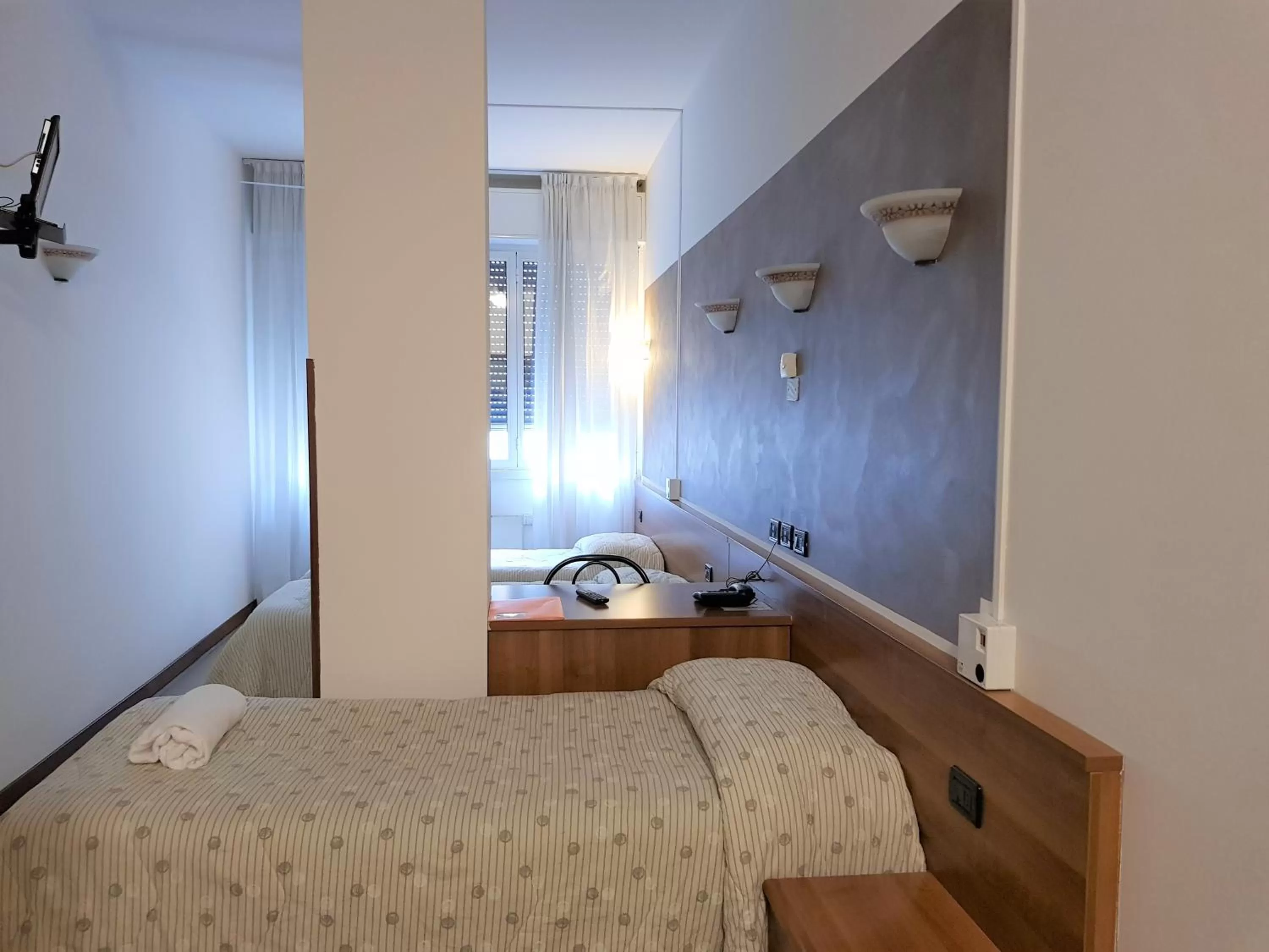 Bed in Hotel Marinoni