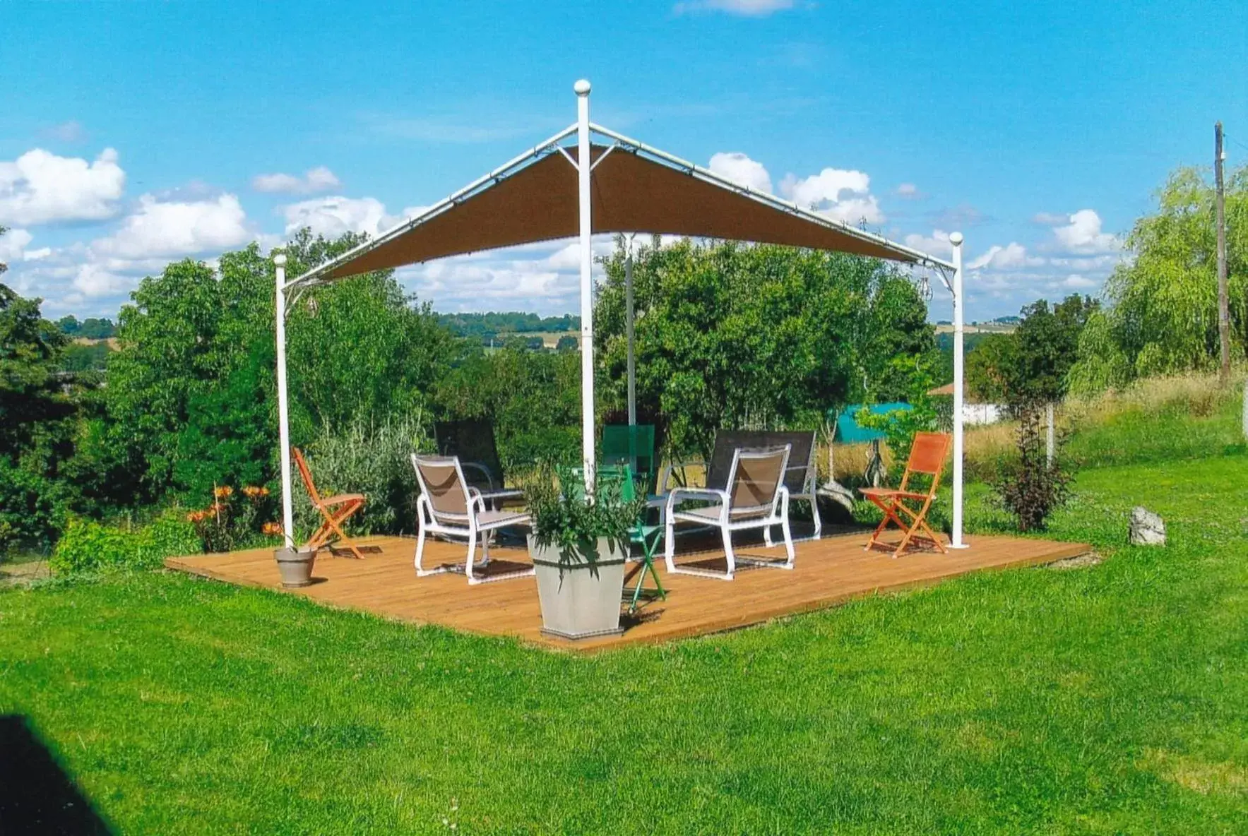 Garden in chambre d'hotes a nérac