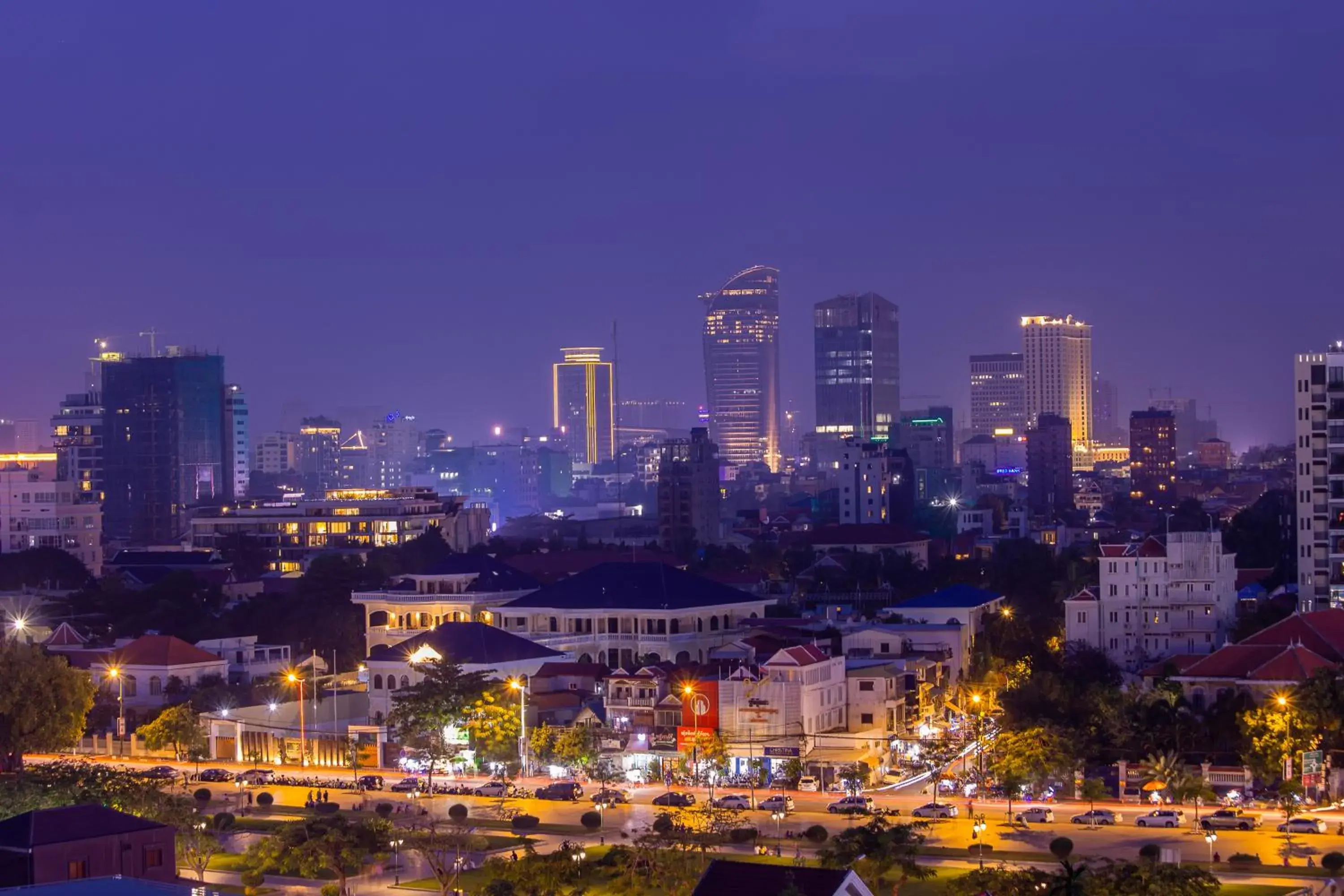 City view in Botum Palace Hotel City view in Botum Palace Hotel