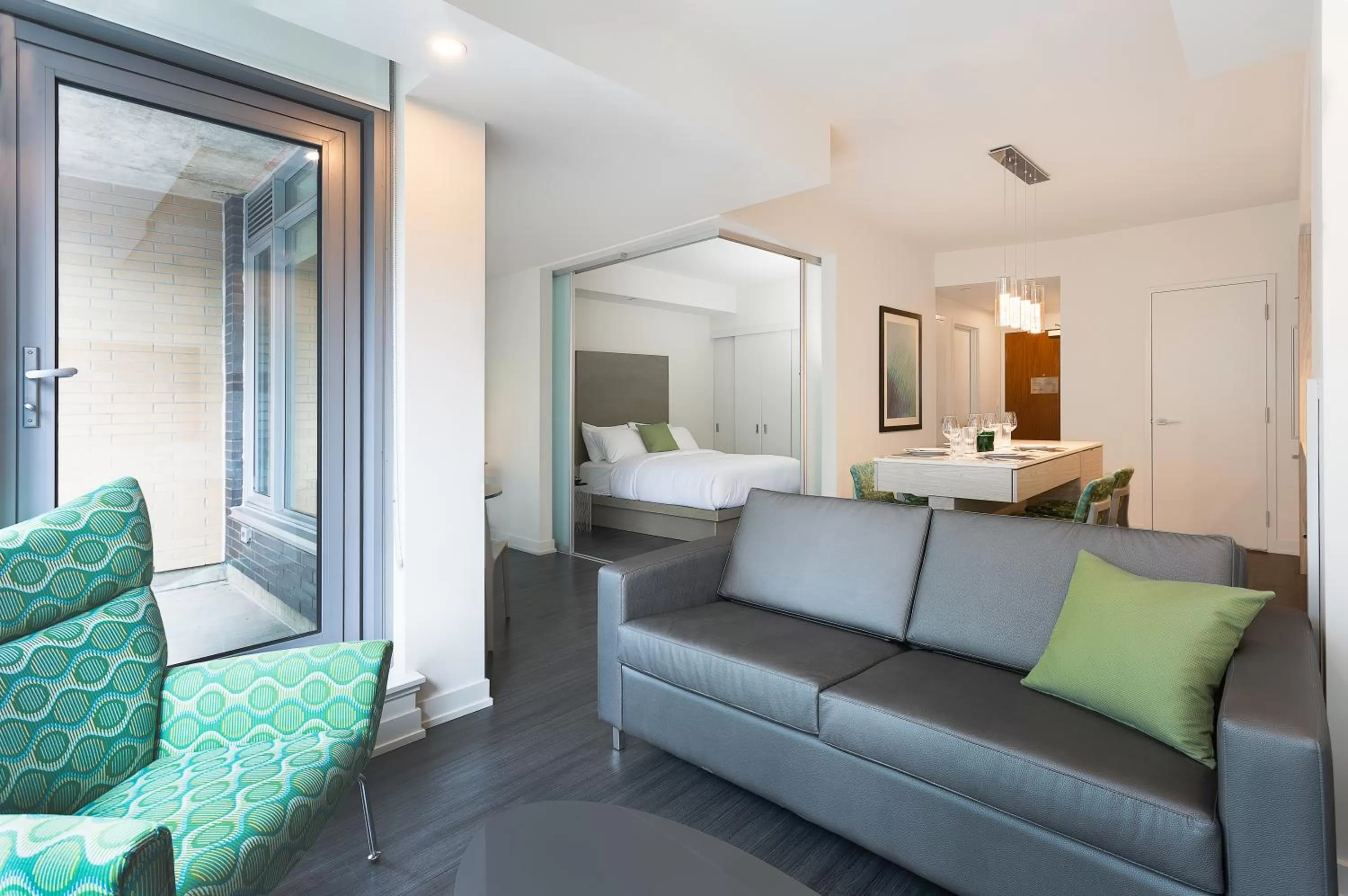 Balcony/Terrace, Bed in reStays Ottawa