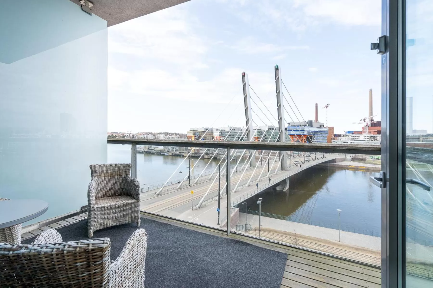 Balcony/Terrace in Hiisi Hotel Helsinki Jätkäsaari