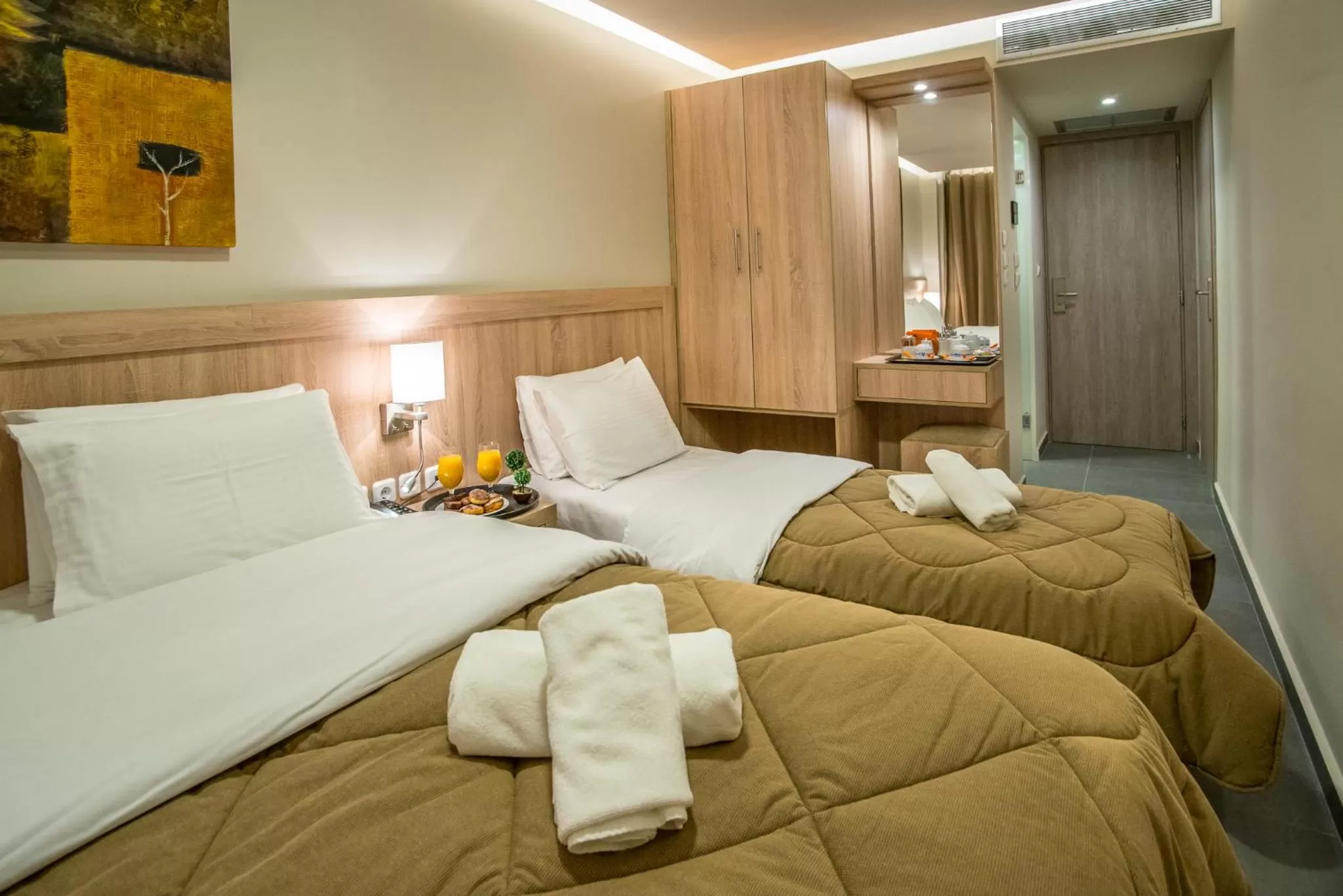 Bedroom, Bed in Argo Hotel Piraeus