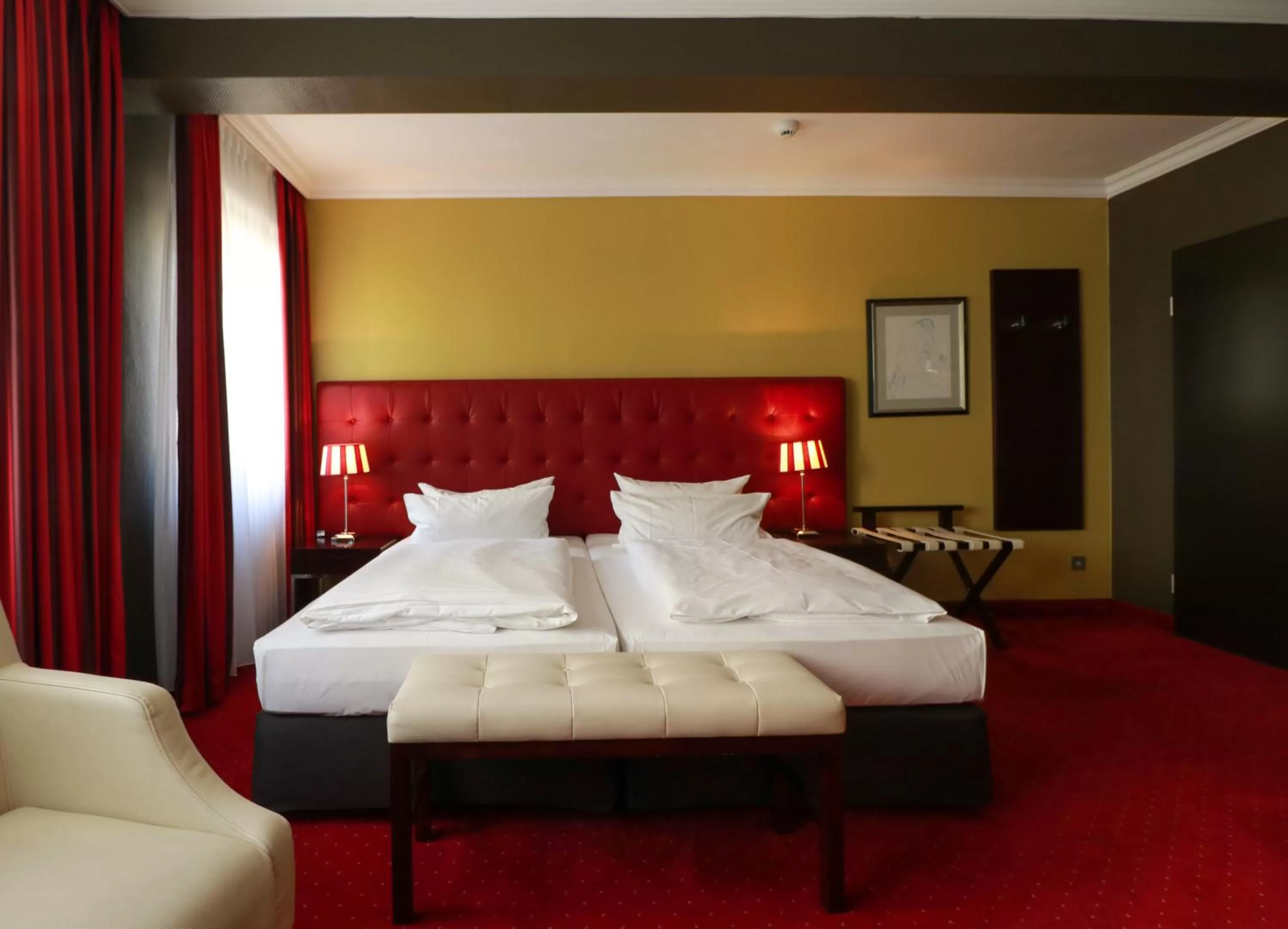 Bed in Hotel Haverkamp