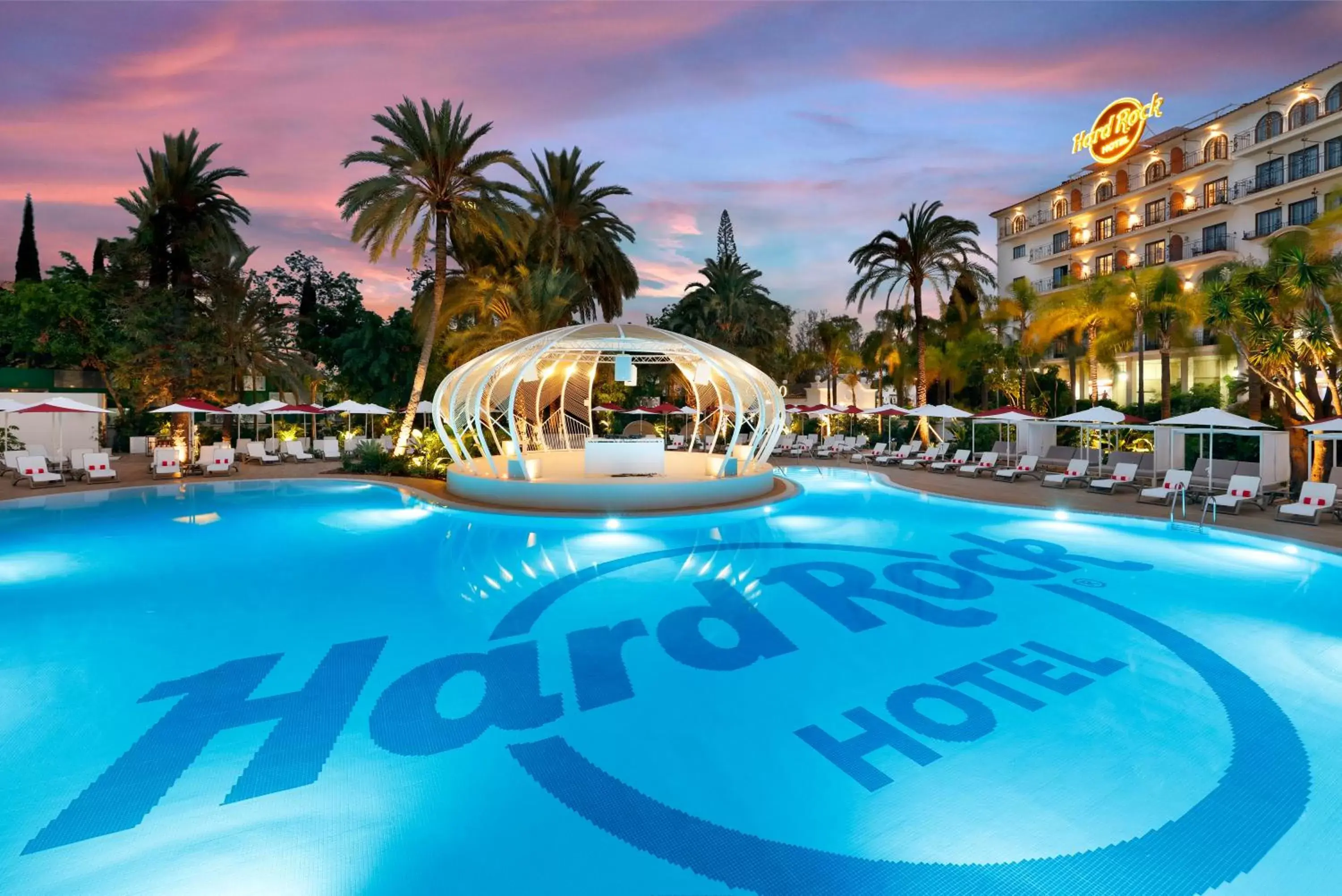 Property building, Swimming Pool in Hard Rock Hotel Marbella - Puerto Banús Adults Recommended