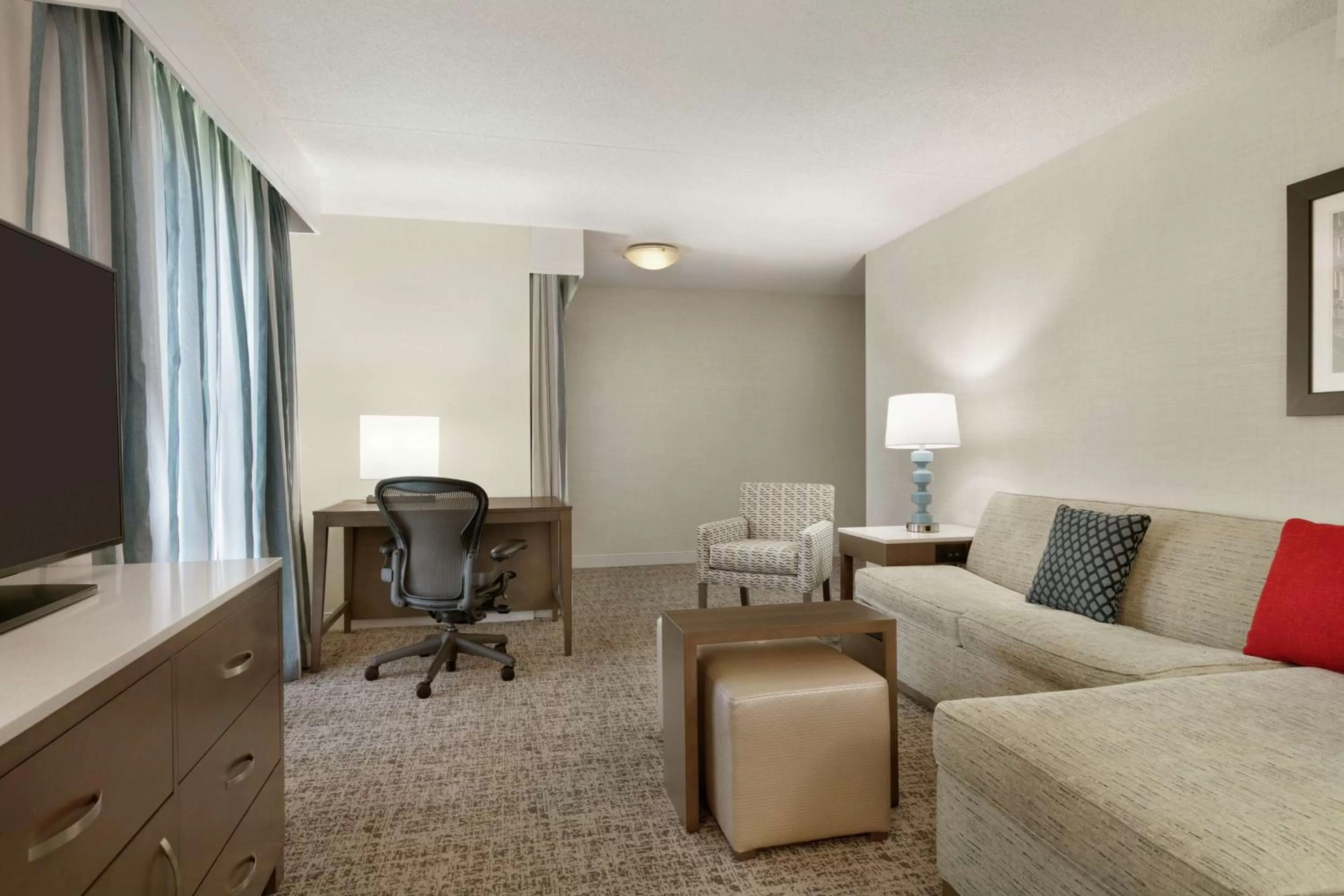 Corner King Suite in Embassy Suites by Hilton Philadelphia Valley Forge