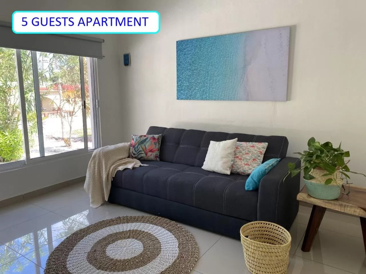 Living room in Casa Colibrí El Cuyo