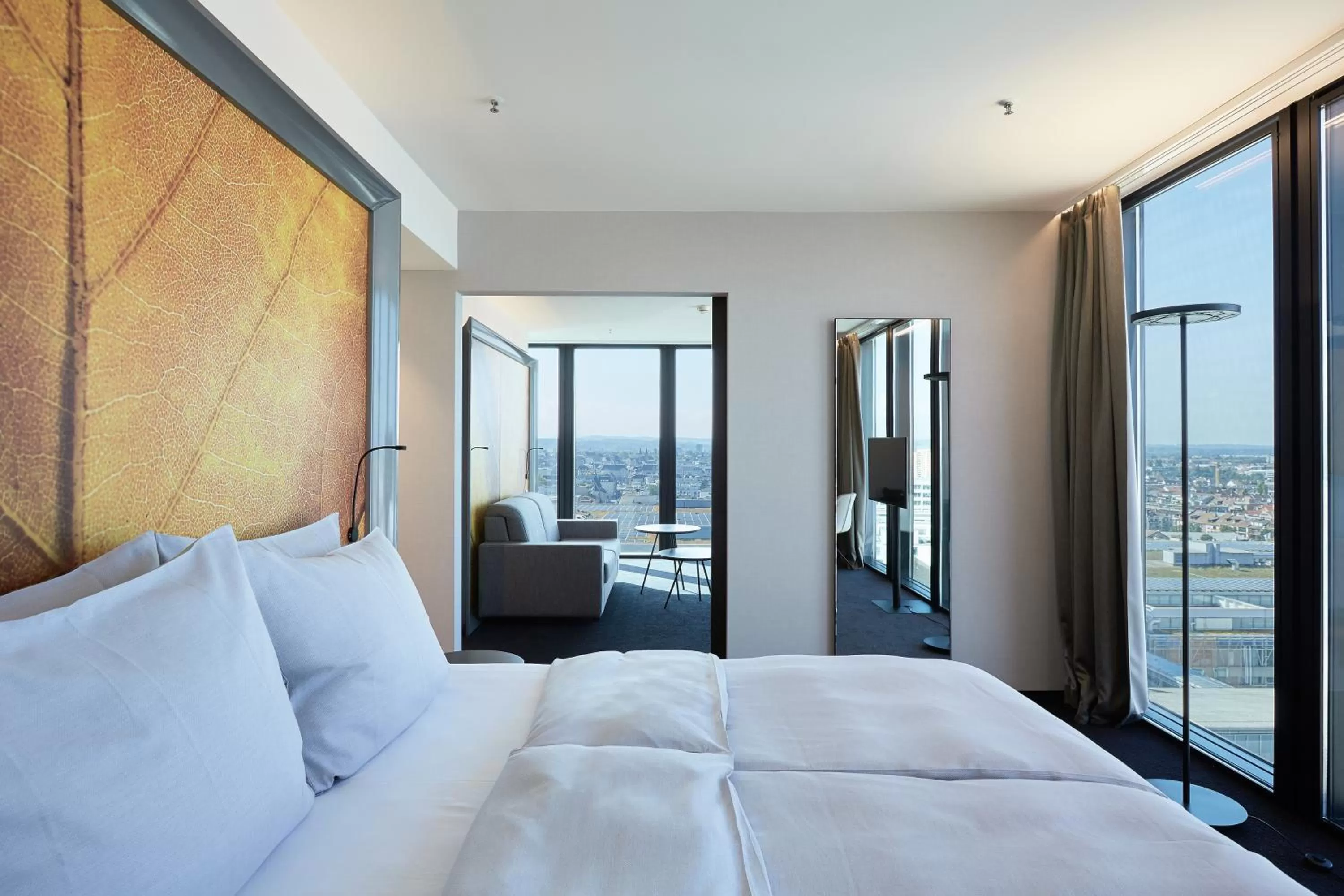 Photo of the whole room, Bed in HYPERION Hotel Basel