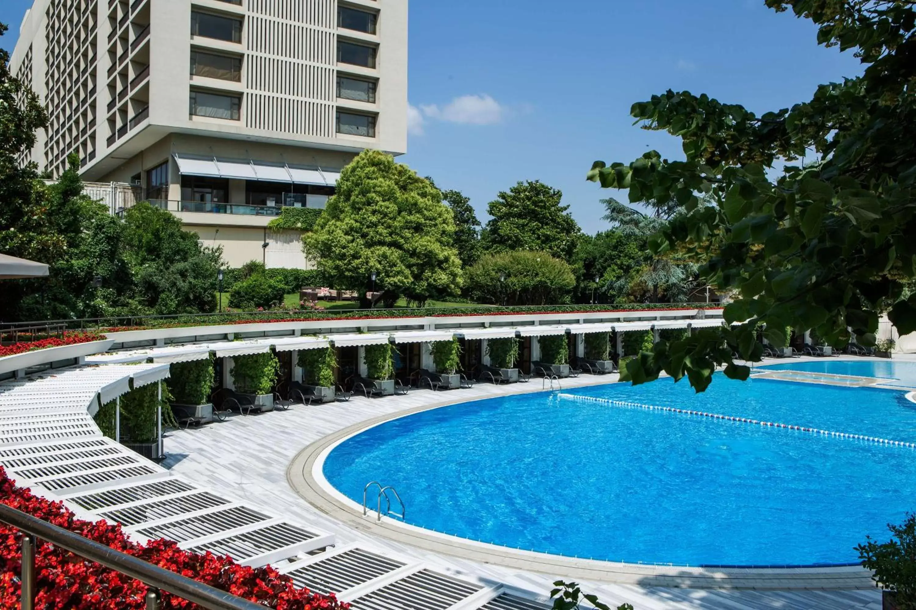 Pool view, Swimming Pool in Hilton Istanbul Bosphorus
