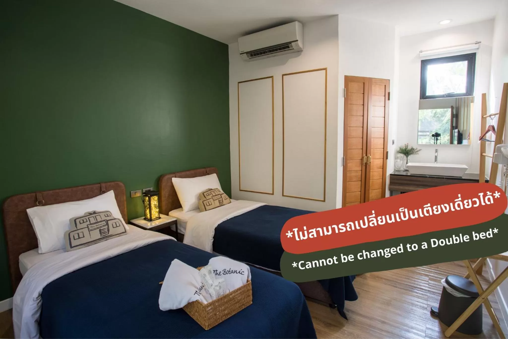 Bedroom, Bed in Botanic Service Room at Impact Muangthongthani - SHA Certified
