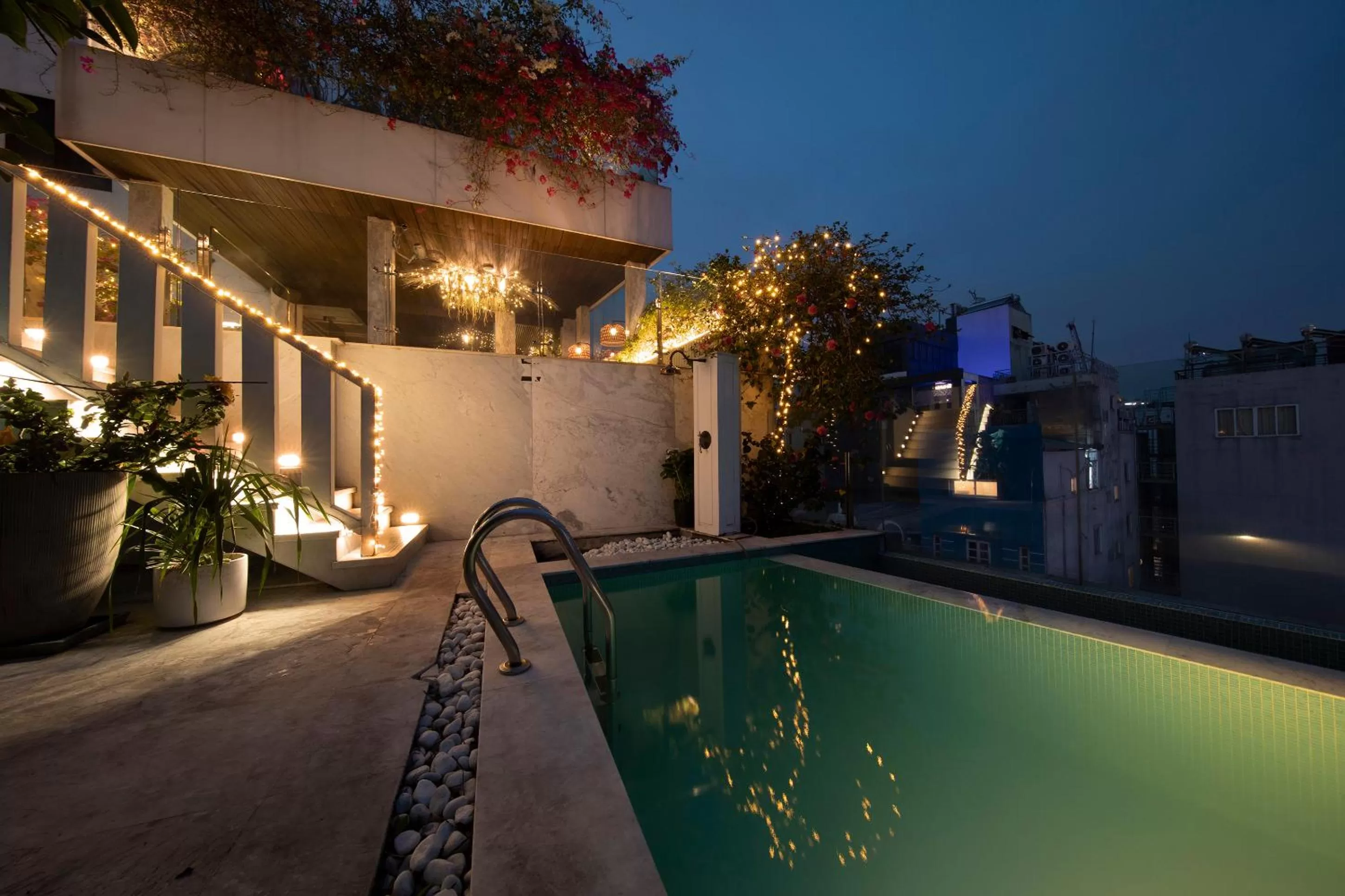 Swimming Pool in A&EM Saigon Hotel