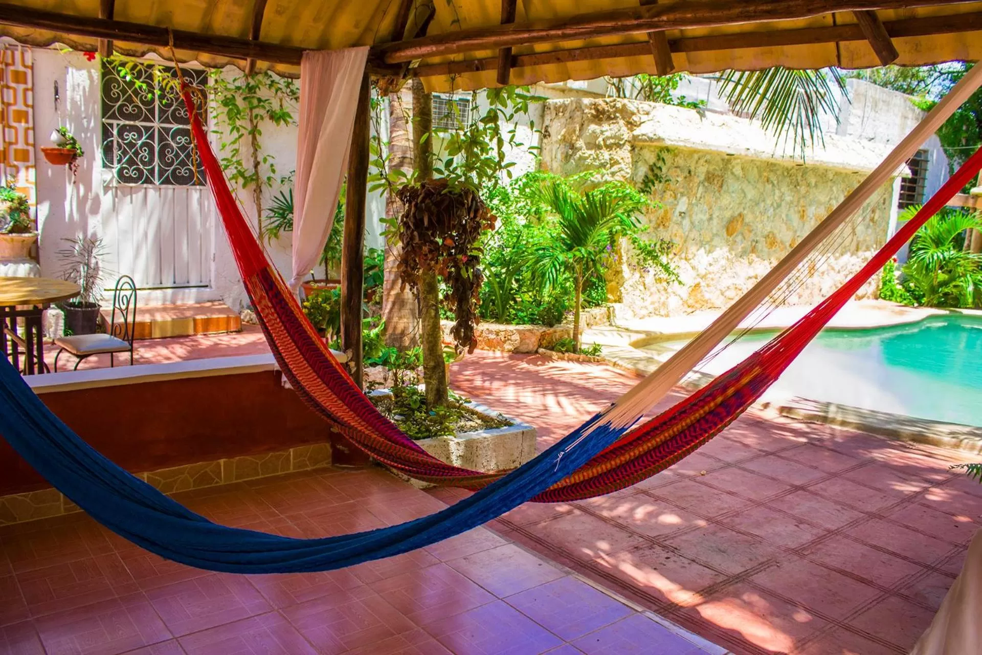 Patio in Casa De Los Pájaros - B&B