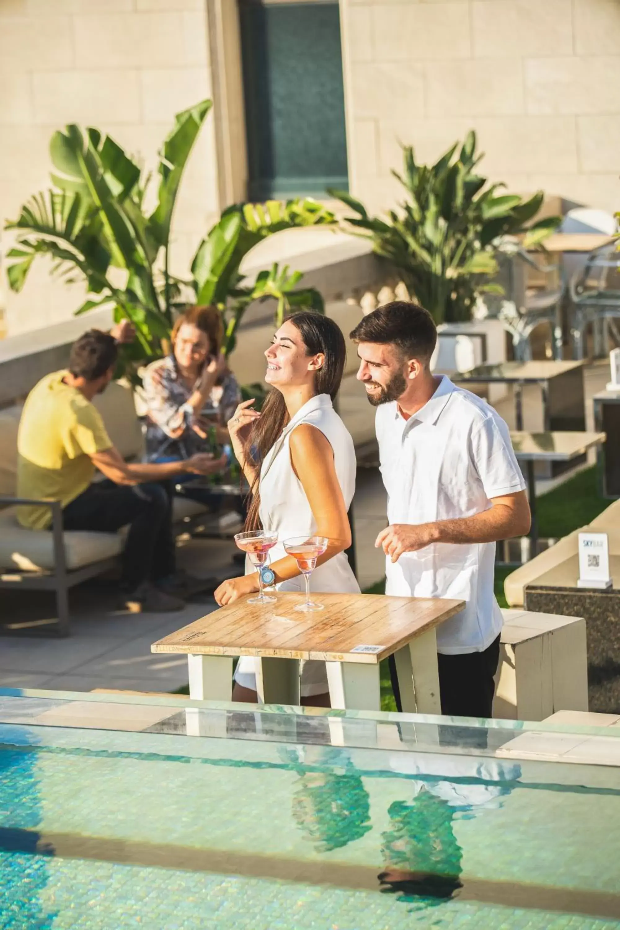 Lounge or bar, Swimming Pool in Iberostar Selection Paseo de Gracia 4 Sup