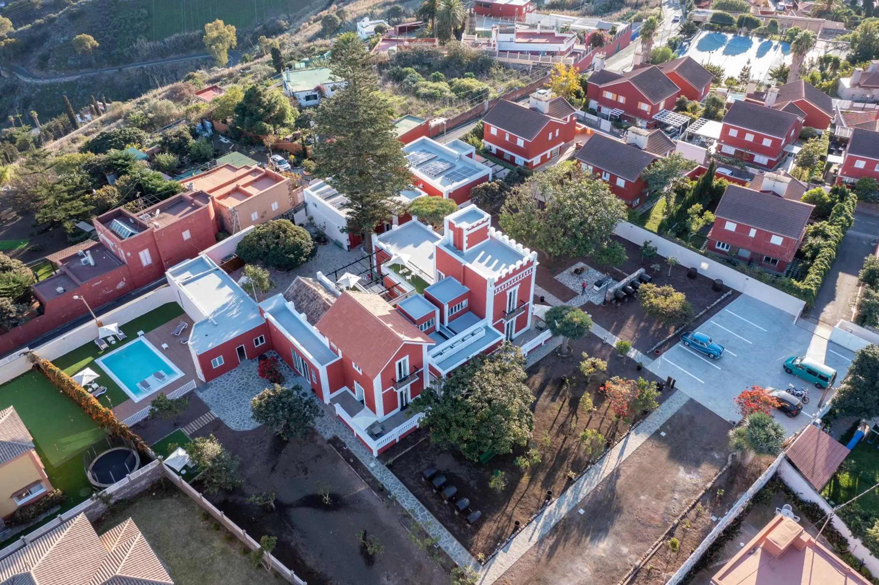 Bird's eye view in Albor Suites